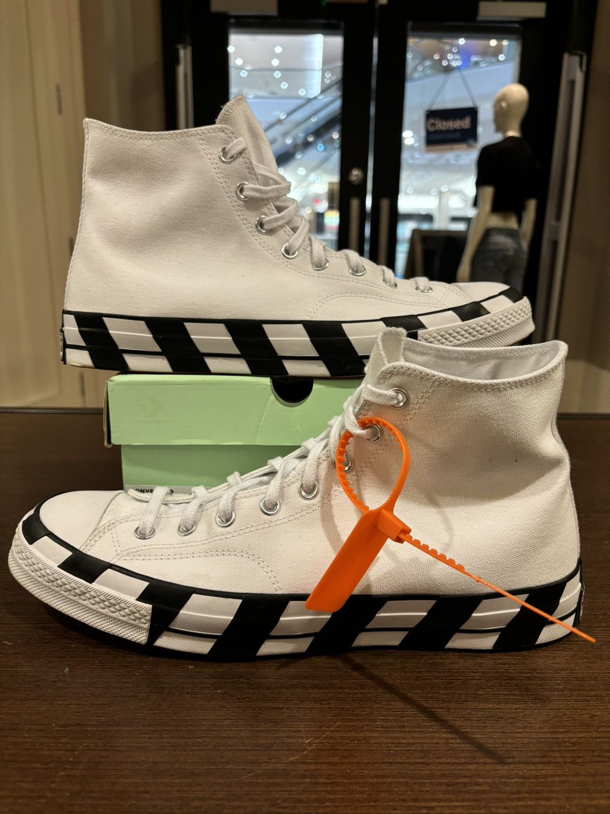 Converse Off White Converse x Off White Chuck Taylor All Star 70 Hi Grailed