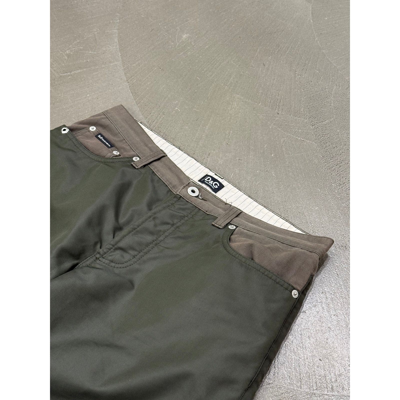 Dolce & Gabbana A/W2004 Dolce & Gabbana double layer hybrid pants Size 33" - 5 Thumbnail