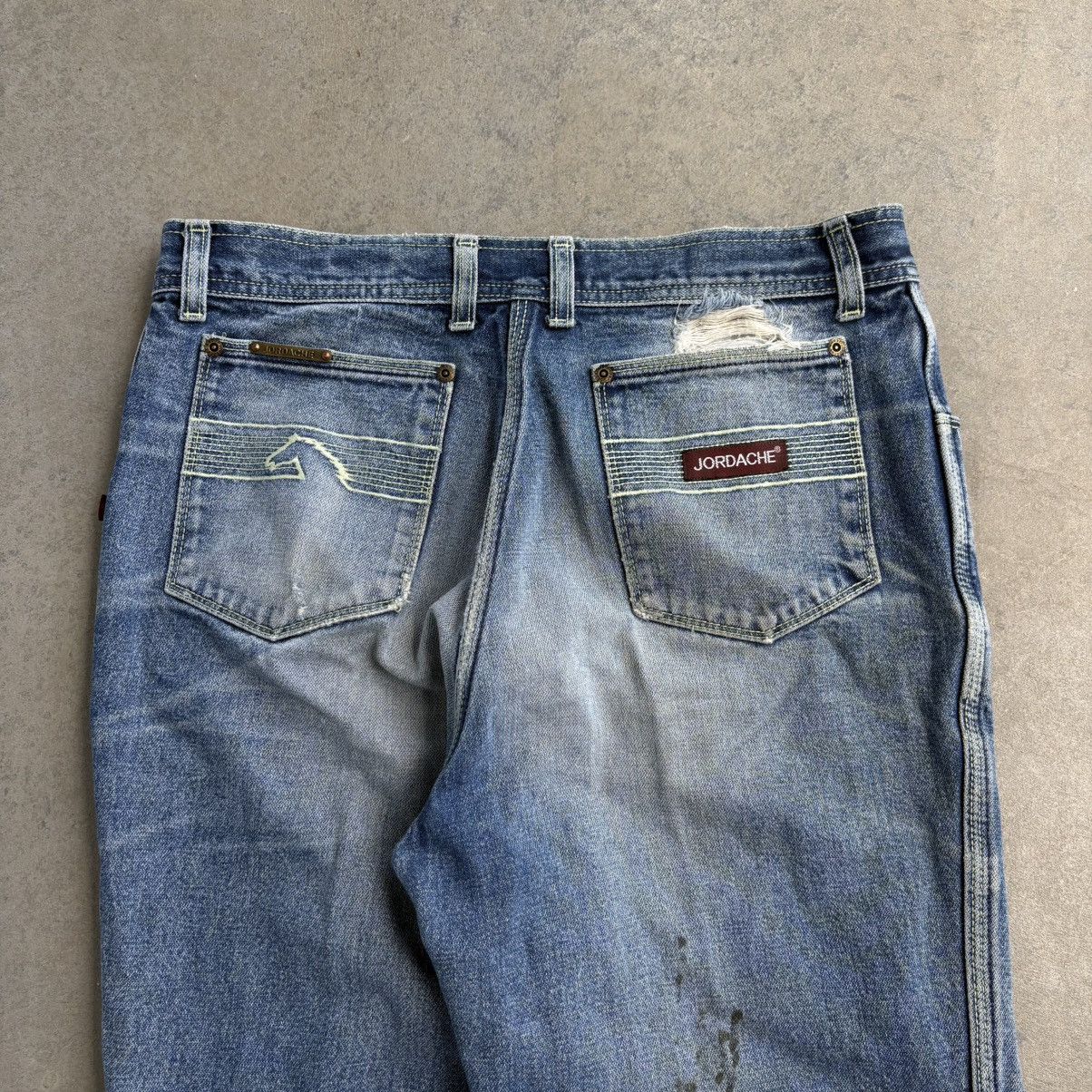 Ariat × Jordache × Vintage Vintage 1980's Western Jordache Bootcut Cowboy Jeans 33x34 Size US 33 - 4 Thumbnail
