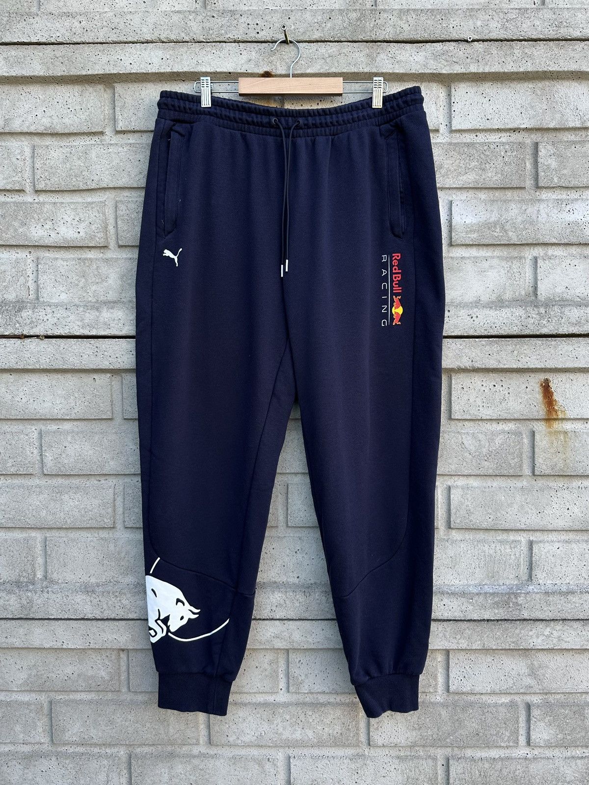 Puma × Red Bull Navy blue sweatpants Puma x Red Bull Racing tracksuits size XL Size US 36 / EU 52 - 1 Thumbnail