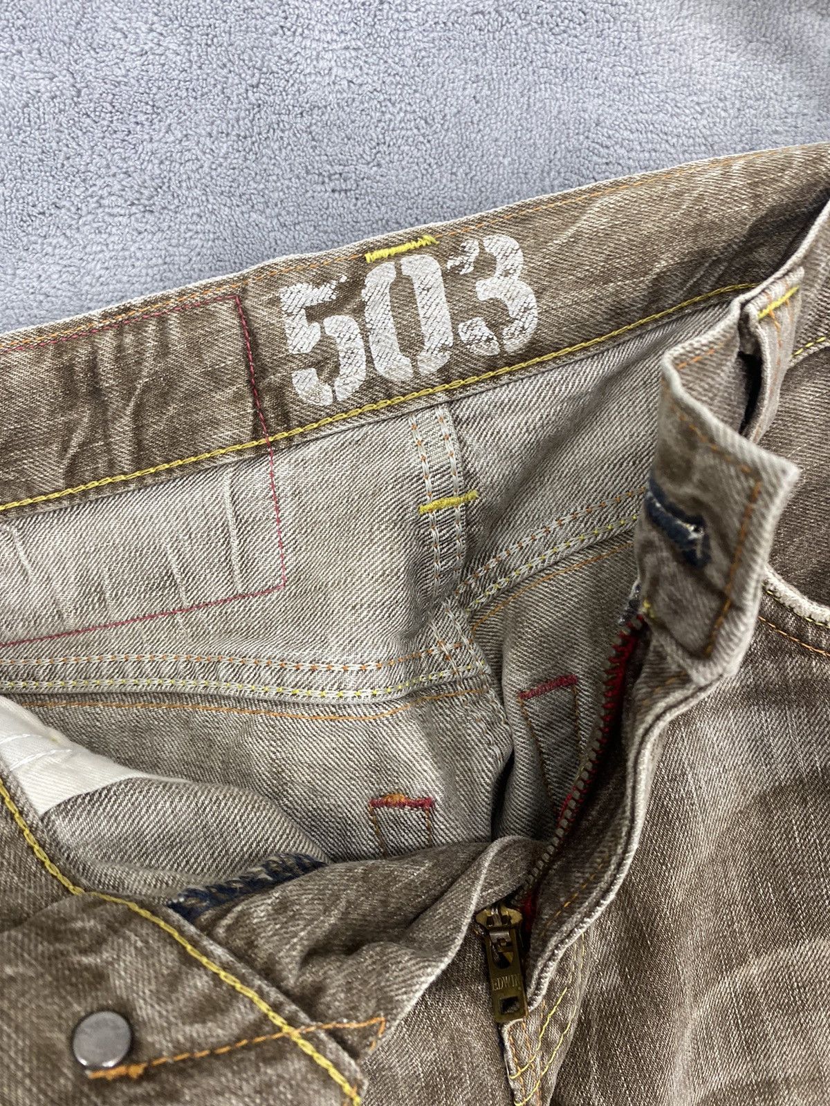 Edwin × Japanese Brand × Vintage ⚡️THUNDERSTROM⚡️ Edwin 503 Jeans x Blue Trip Size US 29 - 5 Thumbnail