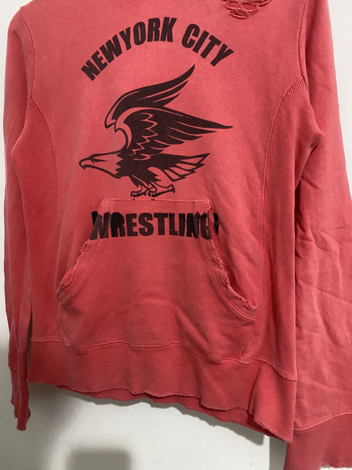 If Six Was Nine Japanese Hoodie Eagle NY Wrestling Distressed Size US S / EU 44-46 / 1 - 3 Thumbnail