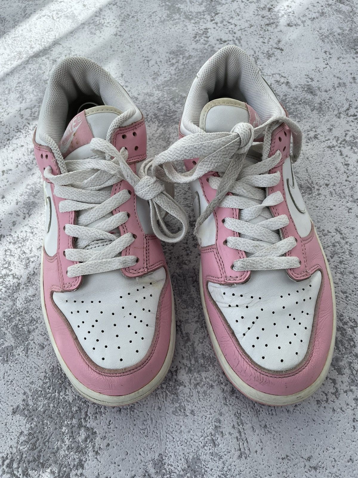 Nike × Vintage Vintage Nike Dunk 2005 Pink Leather Shoes Size US 7.5 / IT 37.5 - 3 Thumbnail
