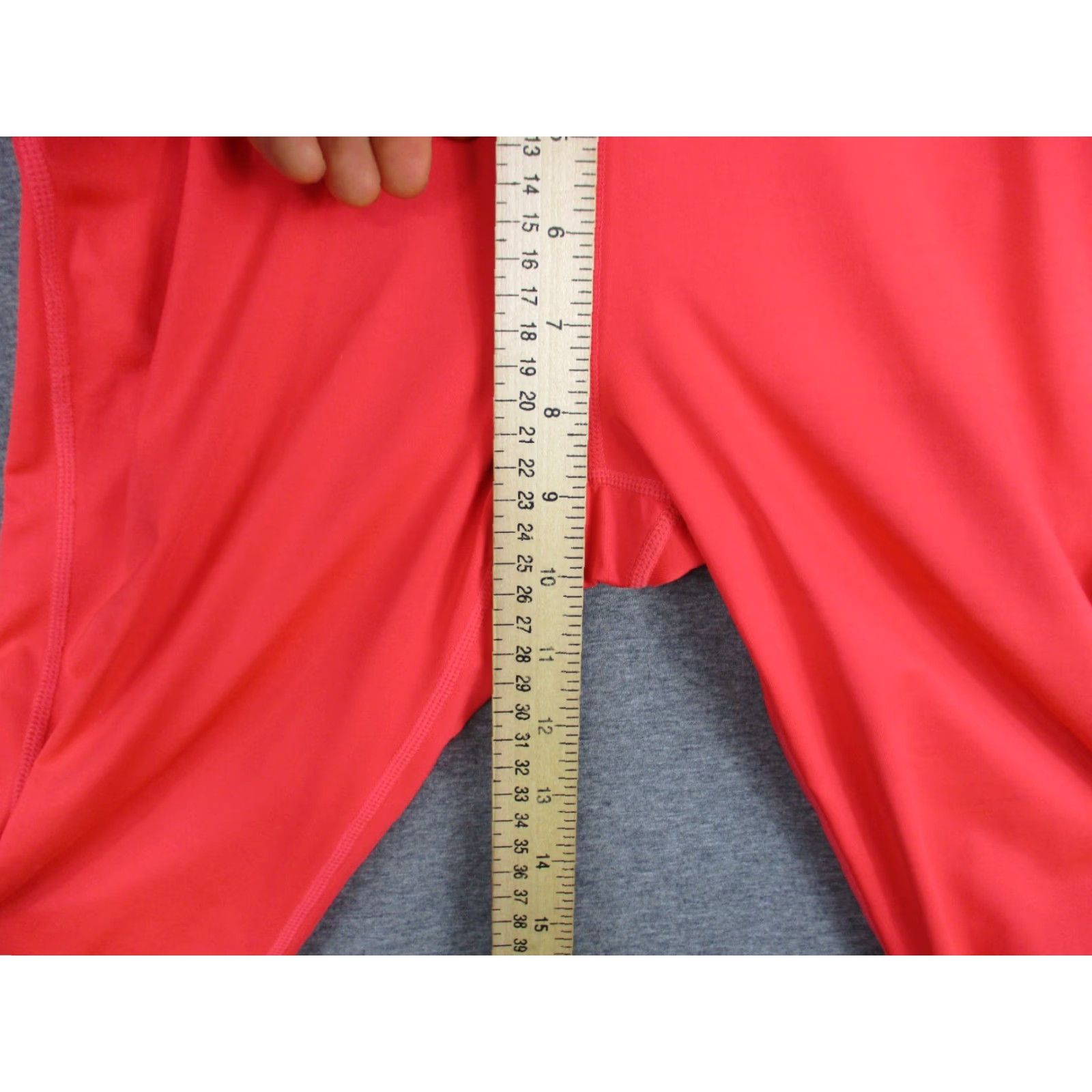 Nike Nike Pro Leggings Women Cropped Pink Neon Stretch Fitted 19 Inseam M Medium Pants Pro Dri-Fit Black? Wait. Size 32" / US 10 / IT 46 - 7 Thumbnail