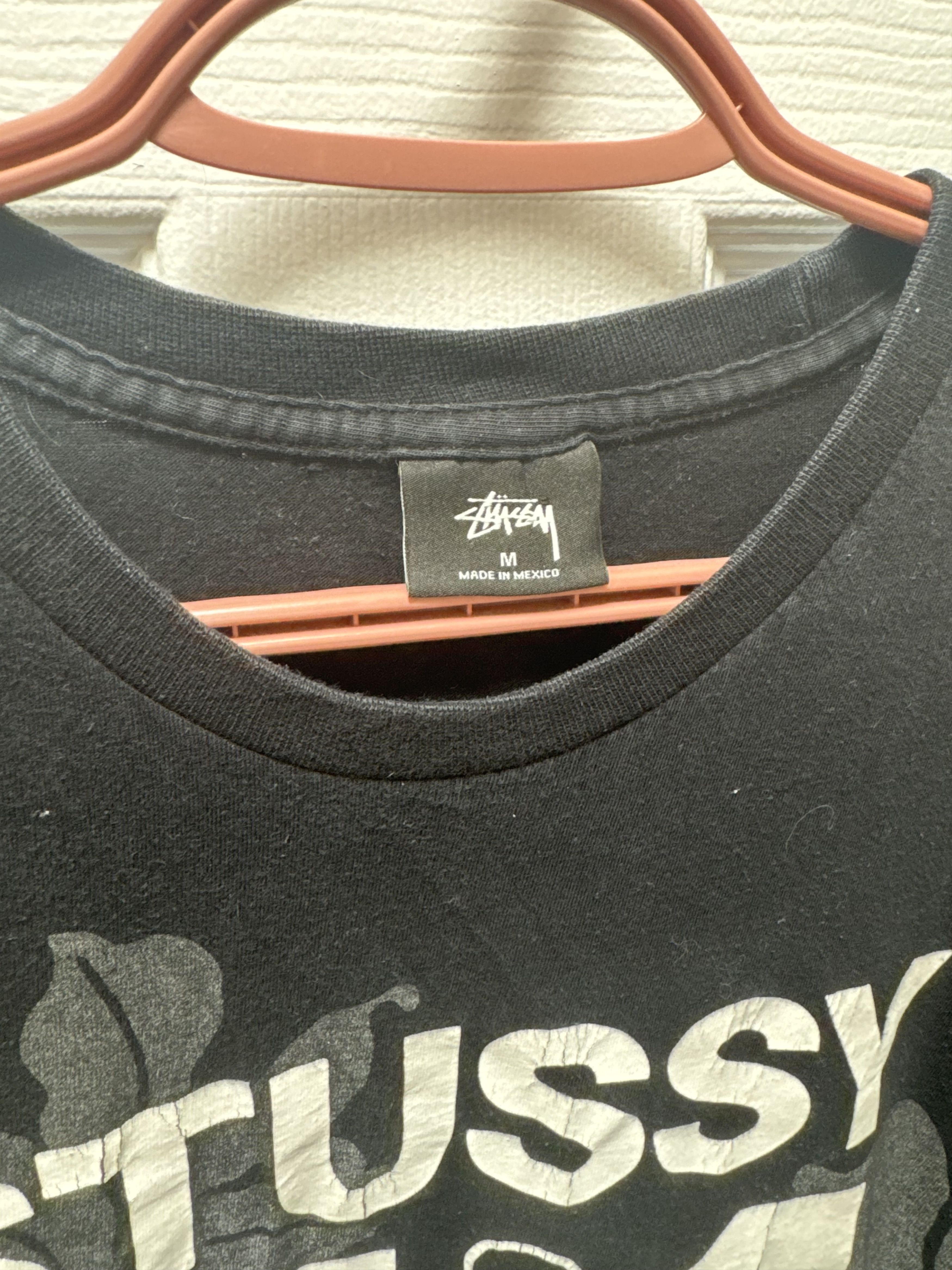 Stussy × Vintage Stussy N4 Vintage Skate Shirt Flower Floral Distressed Size US M / EU 48-50 / 2 - 2 Thumbnail