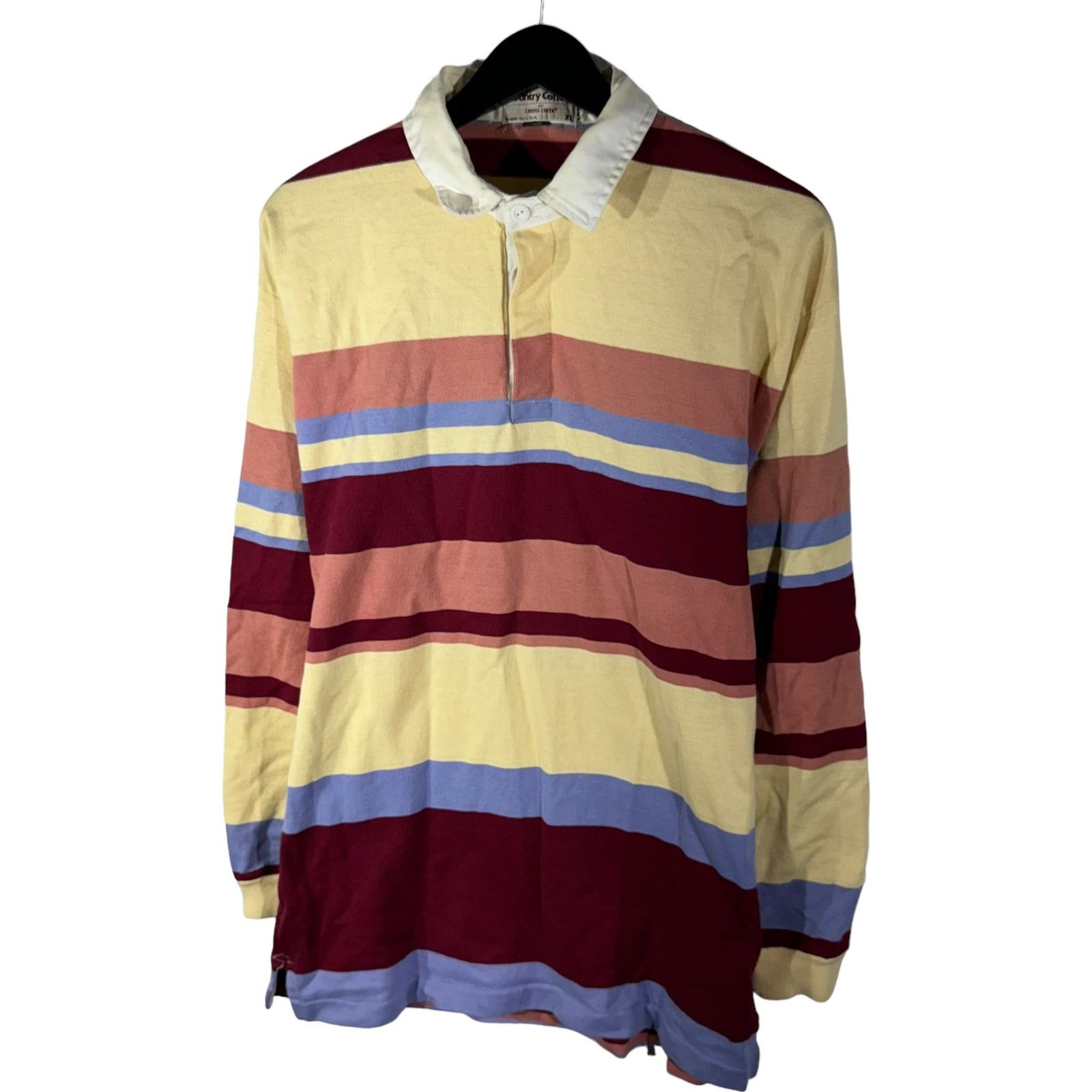 Other Country Cotton Striped Long Sleeve Rugby Size US XL / EU 56 / 4 - 3 Thumbnail