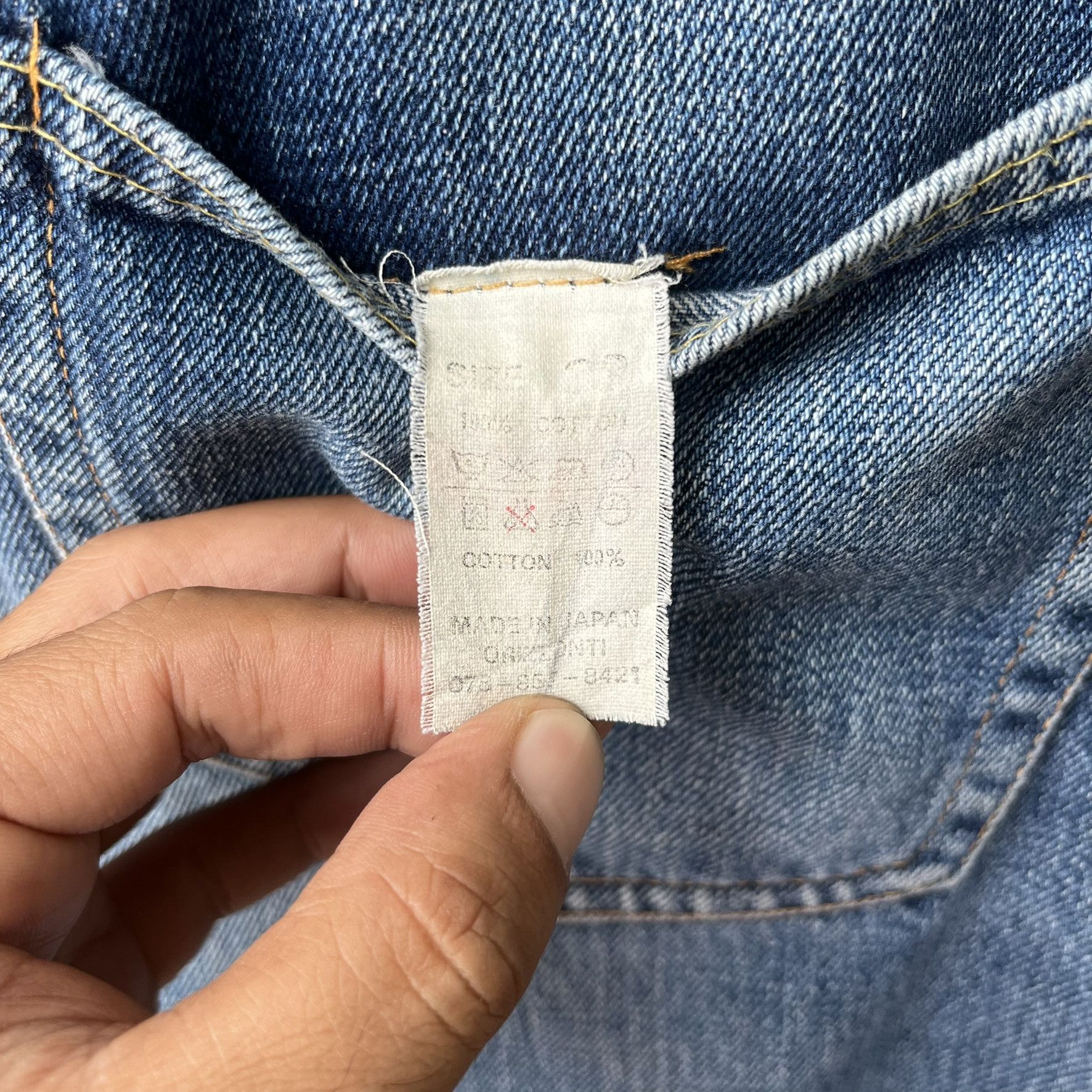 Denime Size 29x31 Vintage 80s Denime Japan Denim Jeans S1508 Size US 29 - 15 Thumbnail