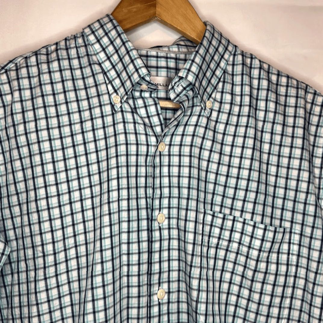 Peter Millar Peter Millar Plaid Shirt Long Sleeve M Multicolor 100% Cotton Button-Up Men Size US M / EU 48-50 / 2 - 2 Thumbnail