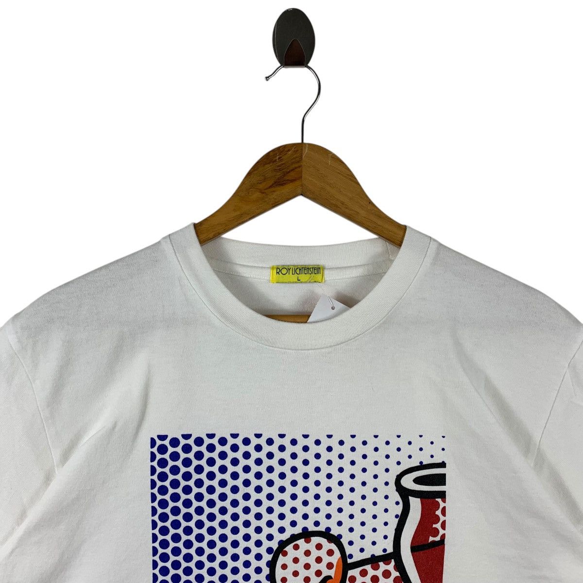 Andy Warhol × Vintage Vintage ROY LINCHESTEIN big logo printed tee Size US L / EU 52-54 / 3 - 2 Thumbnail