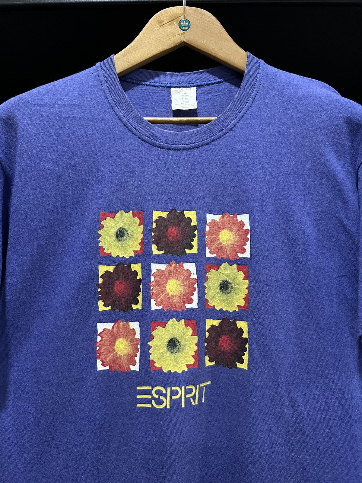 Esprit × Vintage Vintage Esprit Art Flower Single Stitch Tee Size US M / EU 48-50 / 2 - 2 Thumbnail