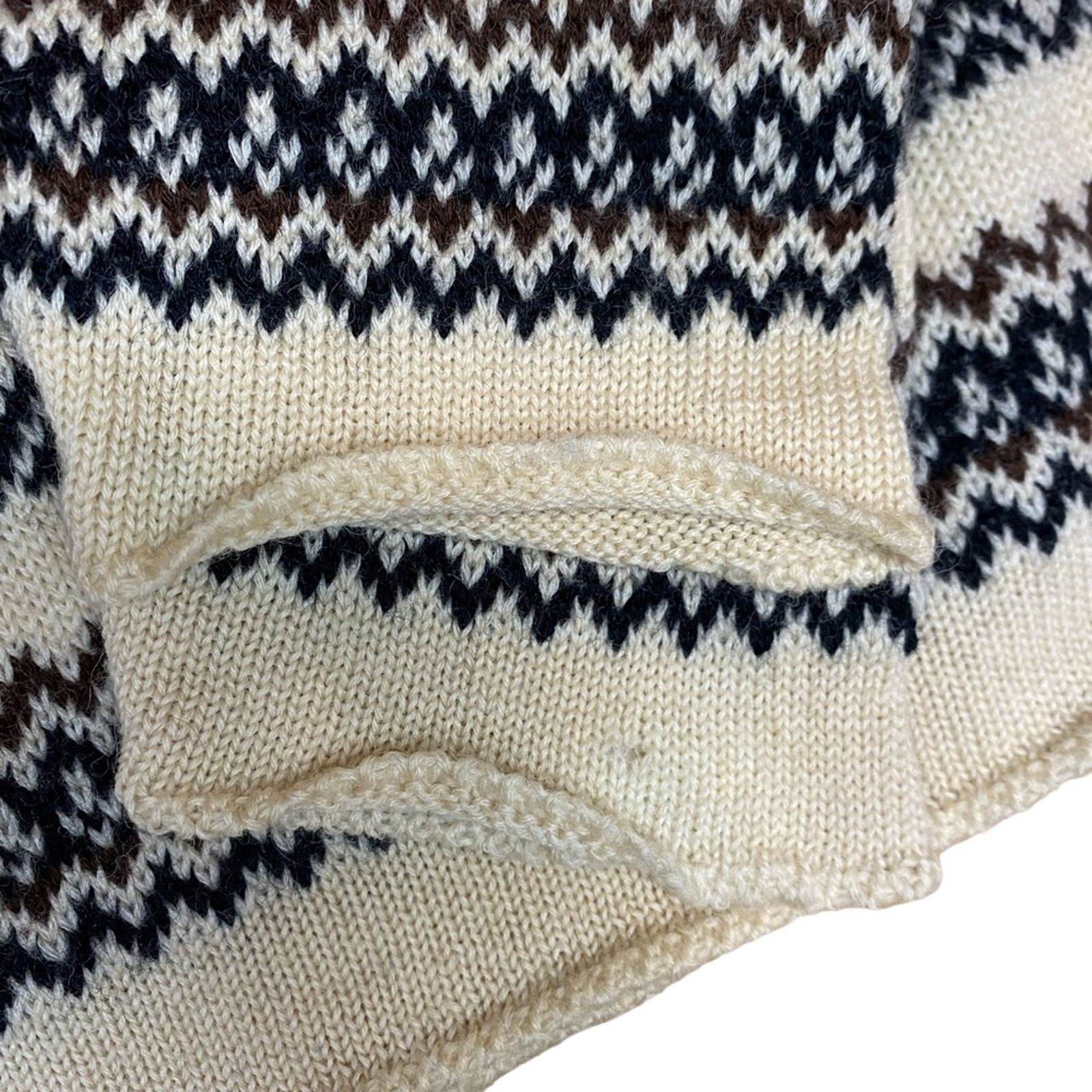 Anthropologie Anthropologie Hooded Sweater Med Wool Nordic Cabincore Boho Size M / US 6-8 / IT 42-44 - 13 Thumbnail