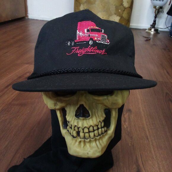 Other Deadstock Vintage Freightliner Truck Corduroy Snap Hat Cap Size ONE SIZE - 1 Thumbnail