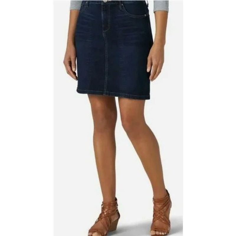 Lee LEE RIDERS Shape Illusions Midrise Denim Skirt | US 18 | NWT Size 40" / US 18 - 6 Thumbnail