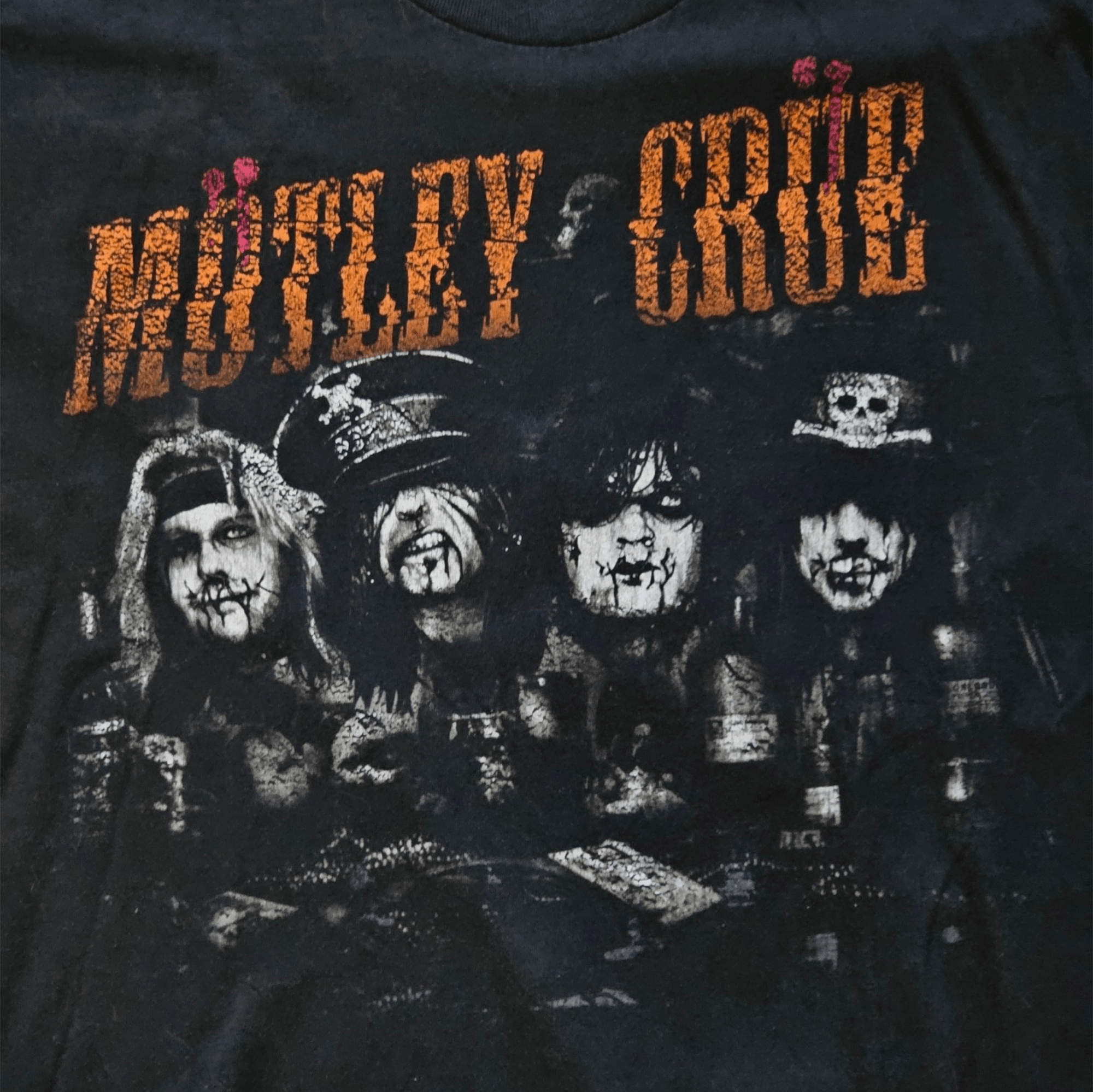 Band Tees × Vintage Motley Crue Vintage Band Tee Size US XL / EU 56 / 4 - 2 Thumbnail