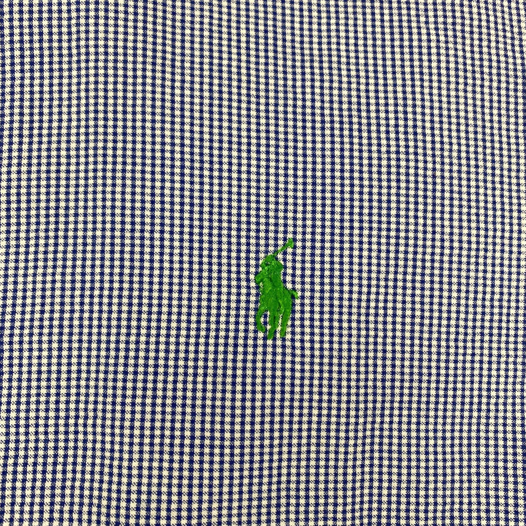 Ralph Lauren Ralph Lauren Button Down Shirt Mens XL Blue Checkered Short Sleeve Classic Fit Size US XL / EU 56 / 4 - 4 Thumbnail