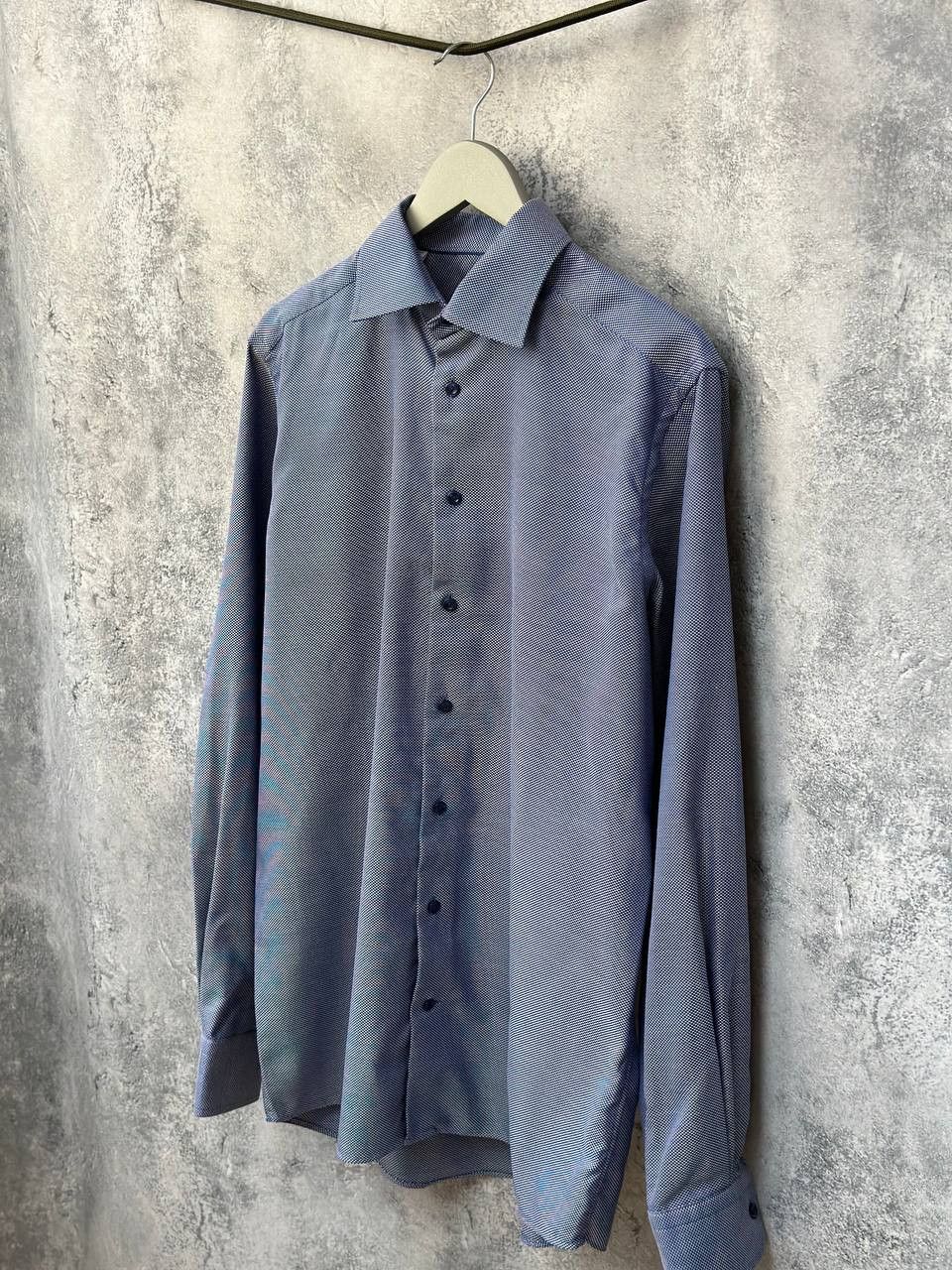 Designer ETON Contemporary Shirt like Knit Luxury Button Up Size US L / EU 52-54 / 3 - 1 Thumbnail