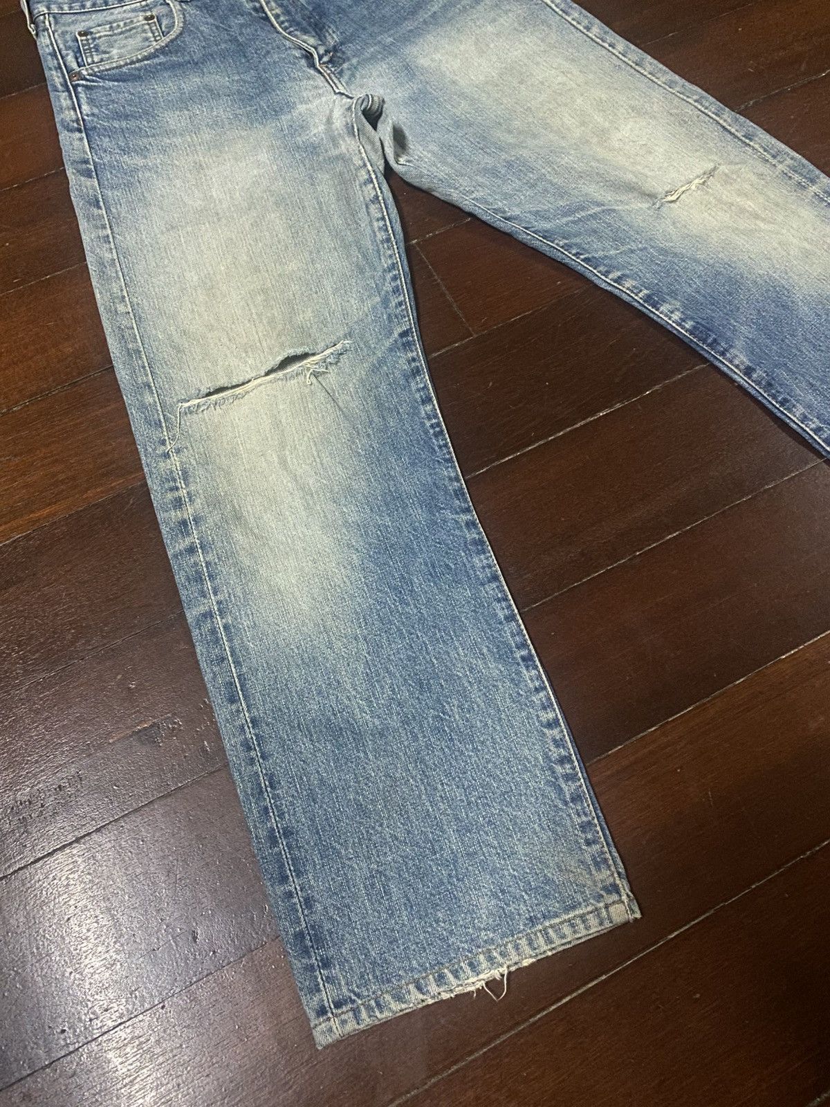 Levi's Vintage Clothing Vintage LEVIS Big E 502XX Selvege J22 button Made in JAPAN Size US 34 / EU 50 - 2 Thumbnail