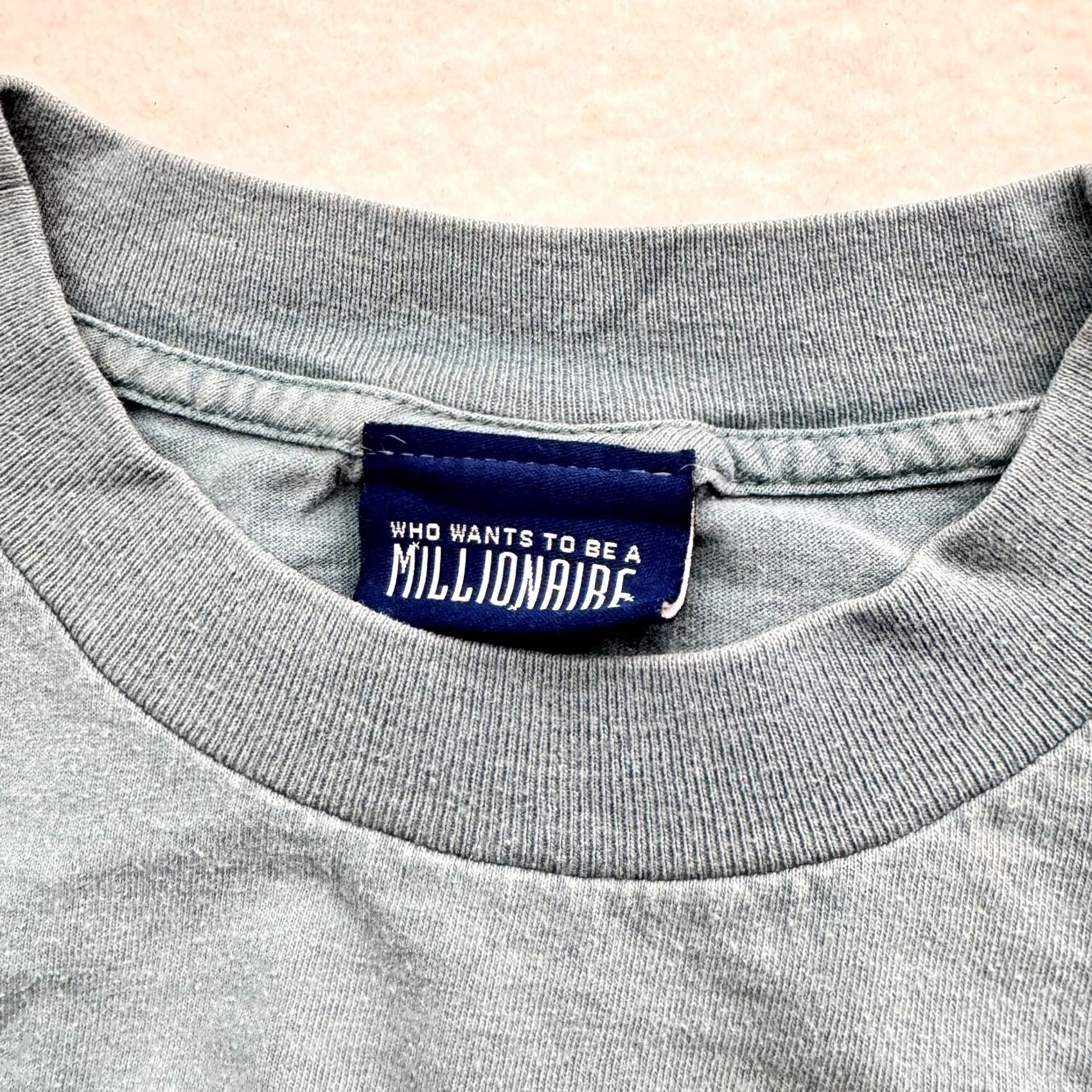 Vintage VINTAGE Who Wants To Be A Millionaire T-Shirt XL Blue Mens Short Sleeve 00s Size US XL / EU 56 / 4 - 3 Thumbnail