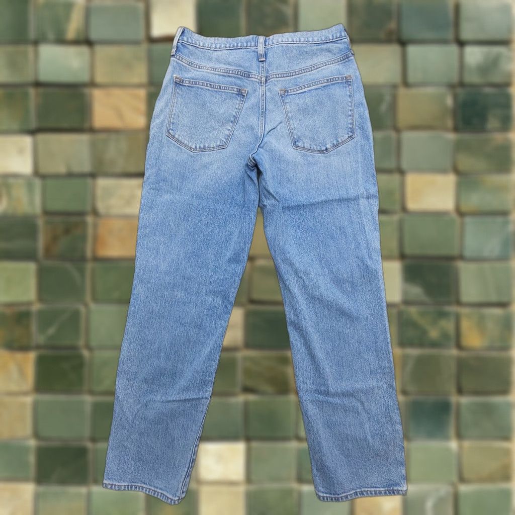 J.Crew VINTAGE J. Crew Relaxed Boyfriend Jeans Size 26 Blue Denim Light Distressed City Womens Jeans 1990s 2000s Size 26" / US 2 / IT 38 - 1 Thumbnail