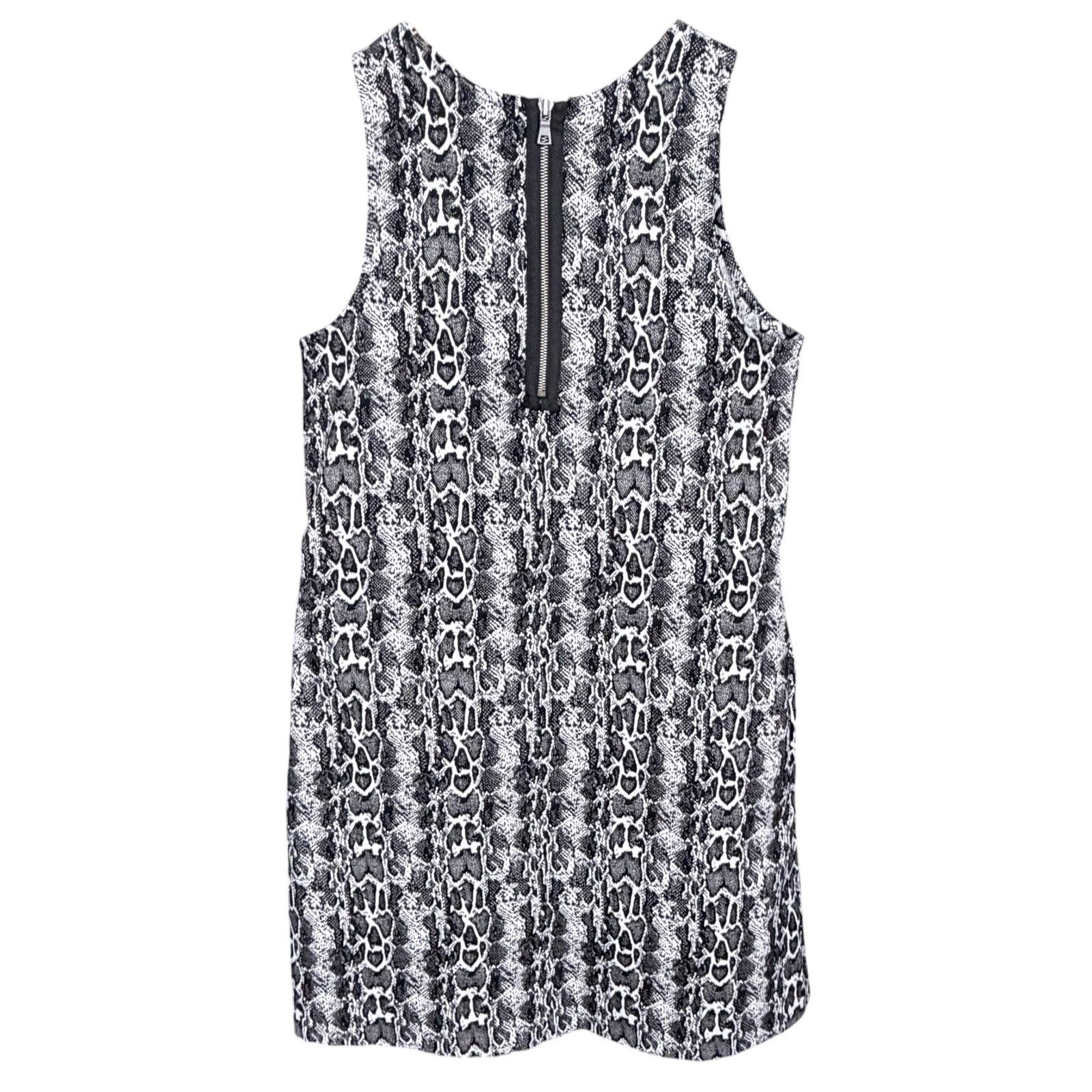 Other Karen Kane Women's Medium Black White Snakeskin Print Dress Size M / US 6-8 / IT 42-44 - 2 Thumbnail