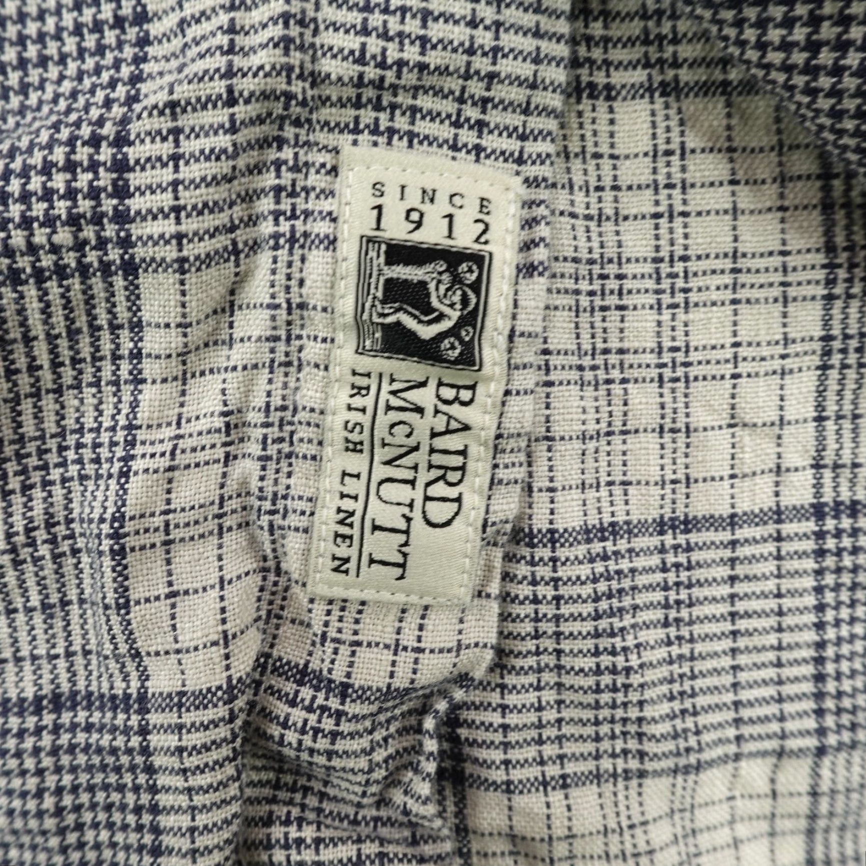 J.Crew J.CREW Shirt Mens Large Blue Gray Plaid Button-Up Linen Shirts Casual Outdoor Button-Down Pockets N/A Size US L / EU 52-54 / 3 - 5 Thumbnail