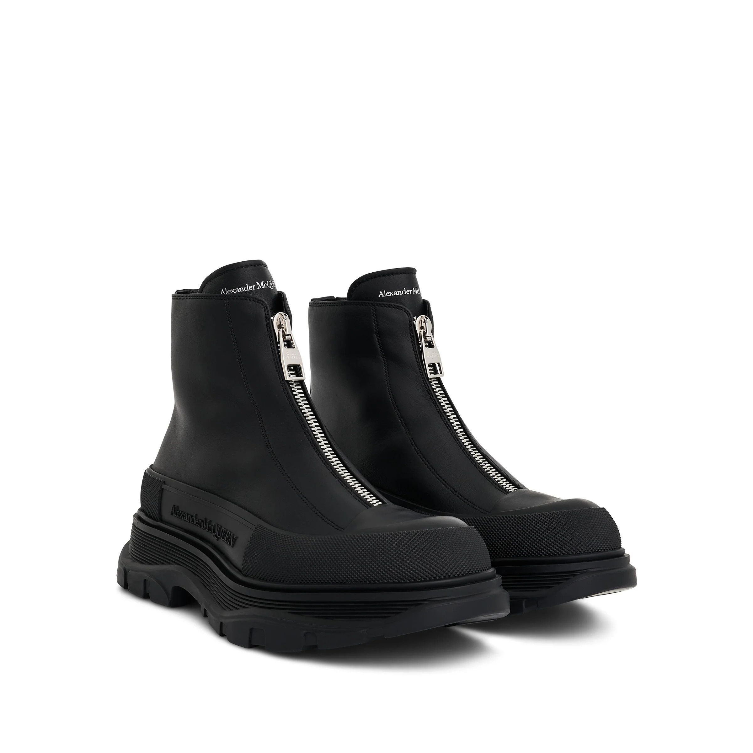 Alexander McQueen o1y1024 Ankle Boots in Black Size US 8.5 / EU 41-42 - 2 Thumbnail