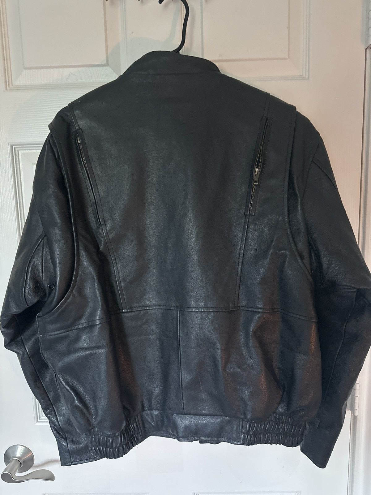 Vintage Vintage leather biker jacket Size US L / EU 52-54 / 3 - 3 Thumbnail