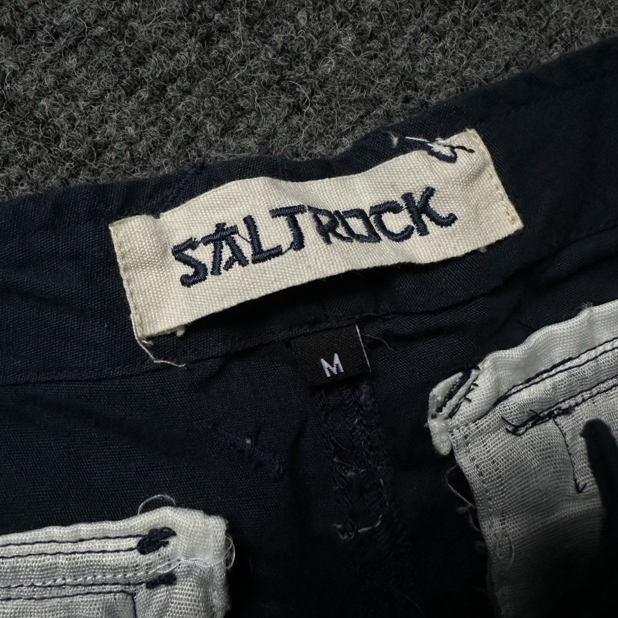 Sun Surf VTG Salt-rock Shorts Multi-pocket Size M Dark Blue Distresse Size US 31 - 11 Thumbnail