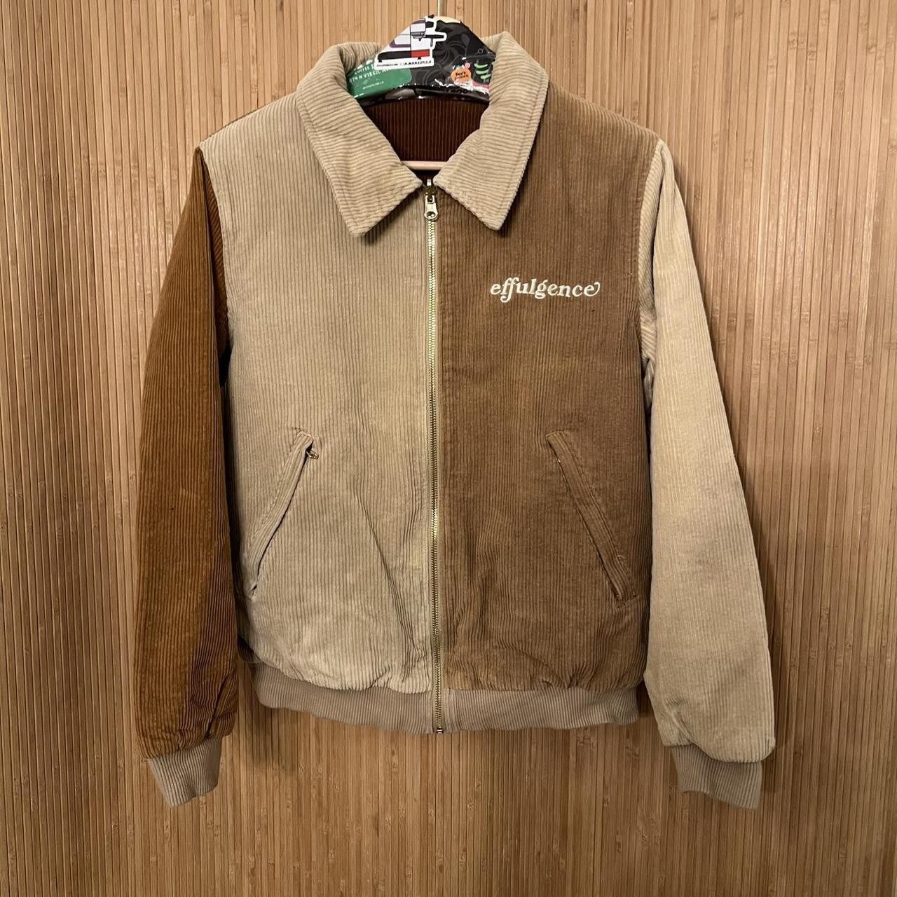 Effulgence BROWN REVERSIBLE CORDUROY JACKET