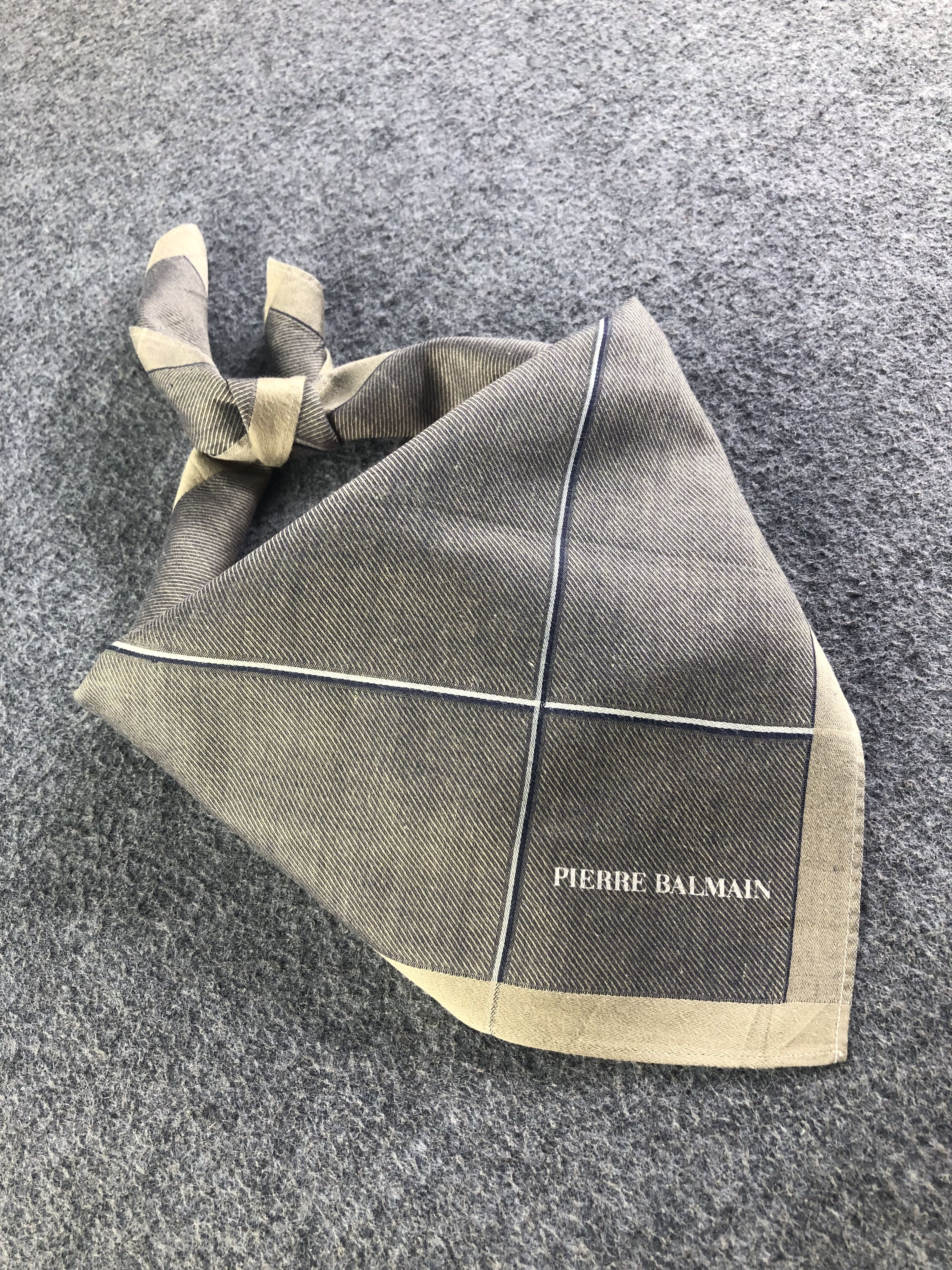 Pierre Balmain Pierre Balmain Handkerchief / Bandana / Neckerchief C465 Size ONE SIZE - 2 Thumbnail