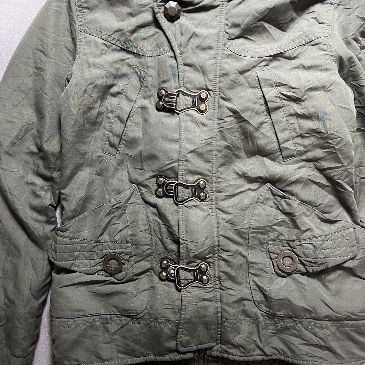 If Six Was Nine × Japanese Brand × Le Grande Bleu (L.G.B.) SLY Product Fur Parka Cargo Jacket Size US S / EU 44-46 / 1 - 3 Thumbnail