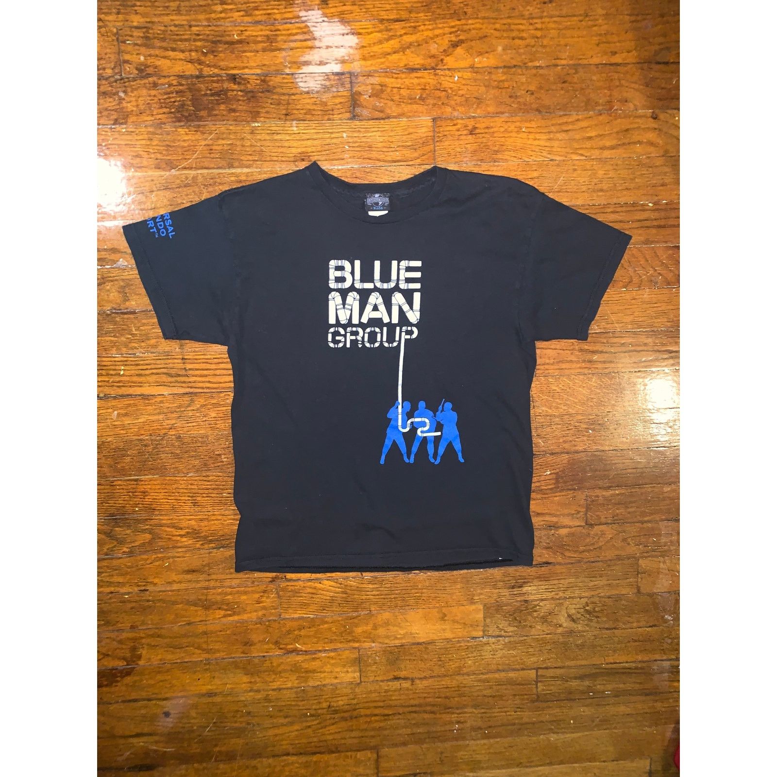 Other × Universal Studios × Vintage Blue Man Group Universal Studio T Shirt Black Baby Tee Y2K S Size S / US 4 / IT 40 - 1 Thumbnail