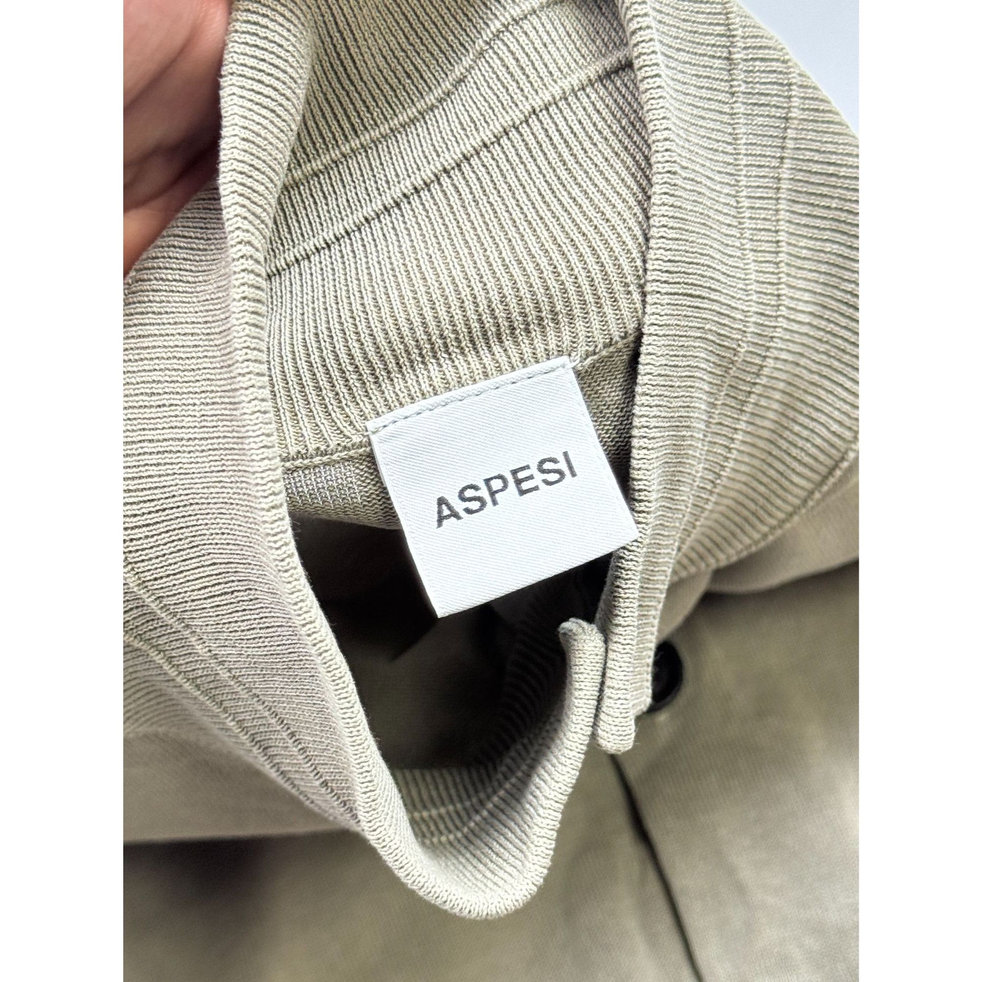 Aspesi Alberto Aspesi Stand Neck Cotton Knit Sweater (Y1271) Size US M / EU 48-50 / 2 - 4 Thumbnail