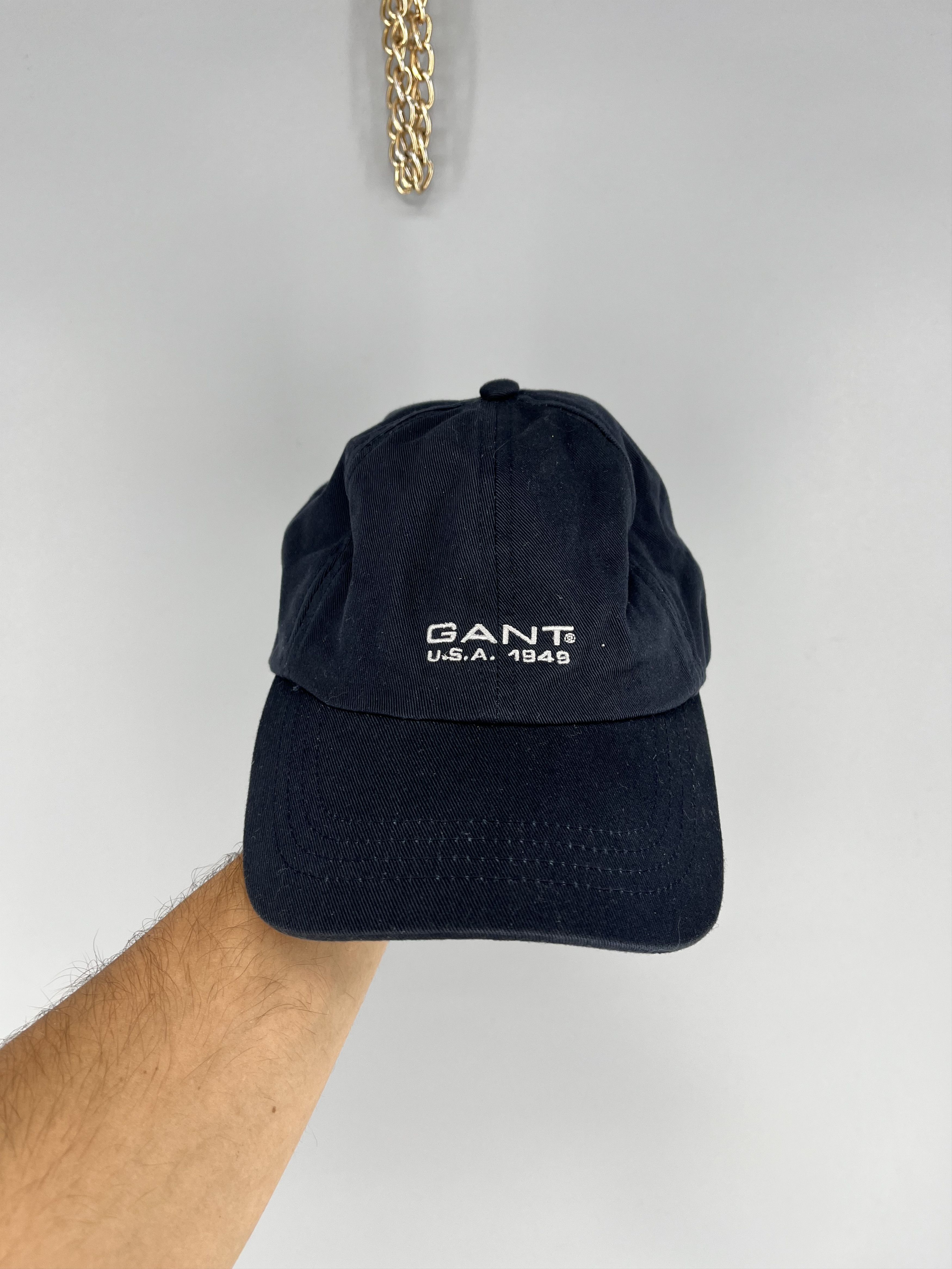 Gant × Vintage Vintage Gant U.S.A Wool Cap Big Centre Logo Size ONE SIZE - 1 Thumbnail