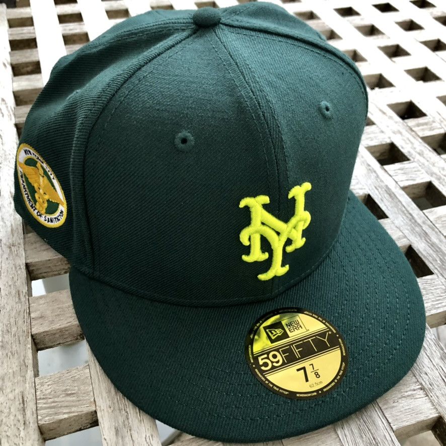 New Era NY Mets NYC Sanitation Dept Patch Wool Hat Heaven 7 7/8 Size ONE SIZE - 1 Thumbnail