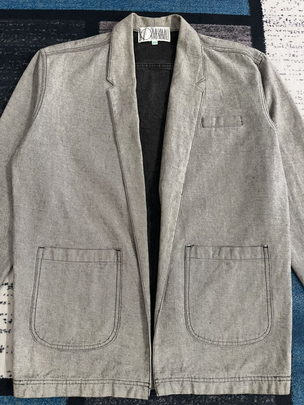 Norma Kamali Vintage Norma Kamali Button Less Jacket Size L / US 10 / IT 46 - 5 Thumbnail