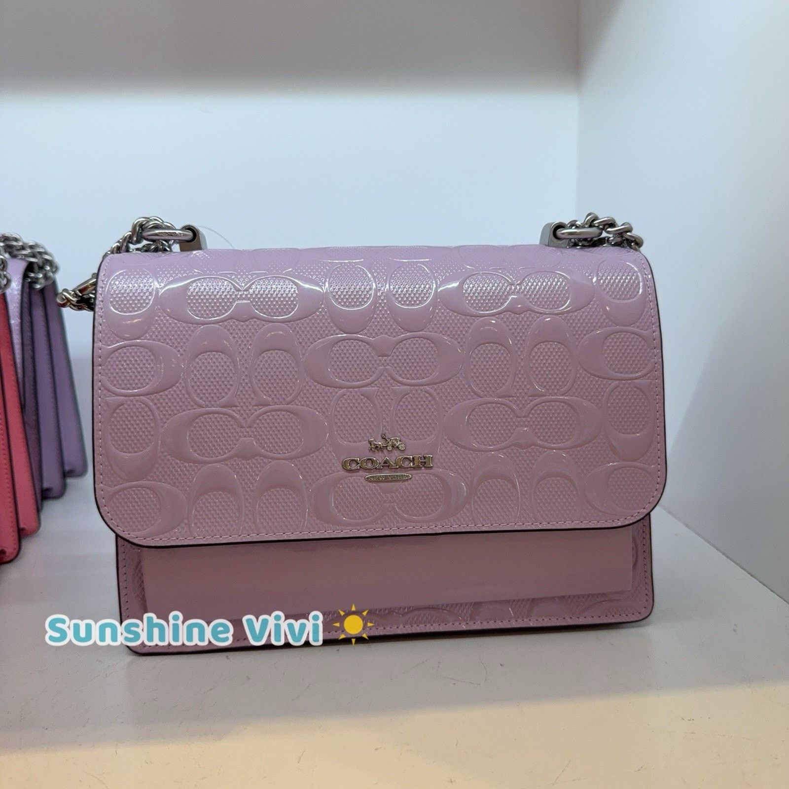 Coach NWT Coach Klare Crossbody Bag Leather CDA97 SV/LIGHT VIOLET Size ONE SIZE - 1 Thumbnail