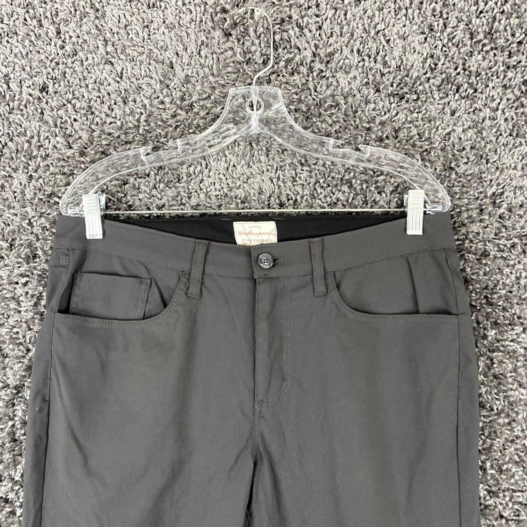 Weatherproof VINTAGE Weatherproof Straight Fit Chino Pants Men’s 34x28 Gray Size US 34 / EU 50 - 4 Thumbnail