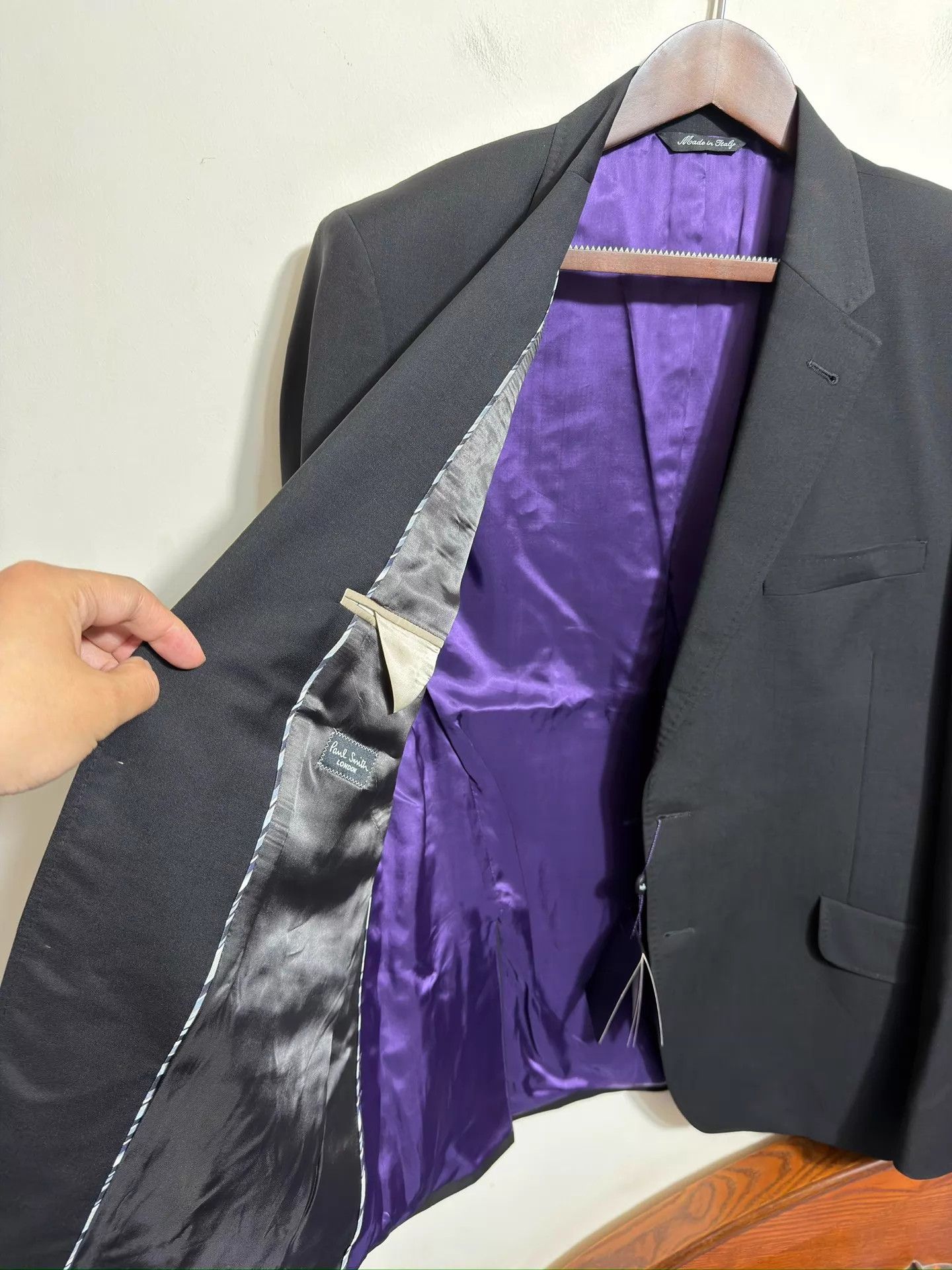 Paul Smith PS Slim Fit Wool-Mohair Suit 54 (New with Tags) Size 54R - 6 Thumbnail