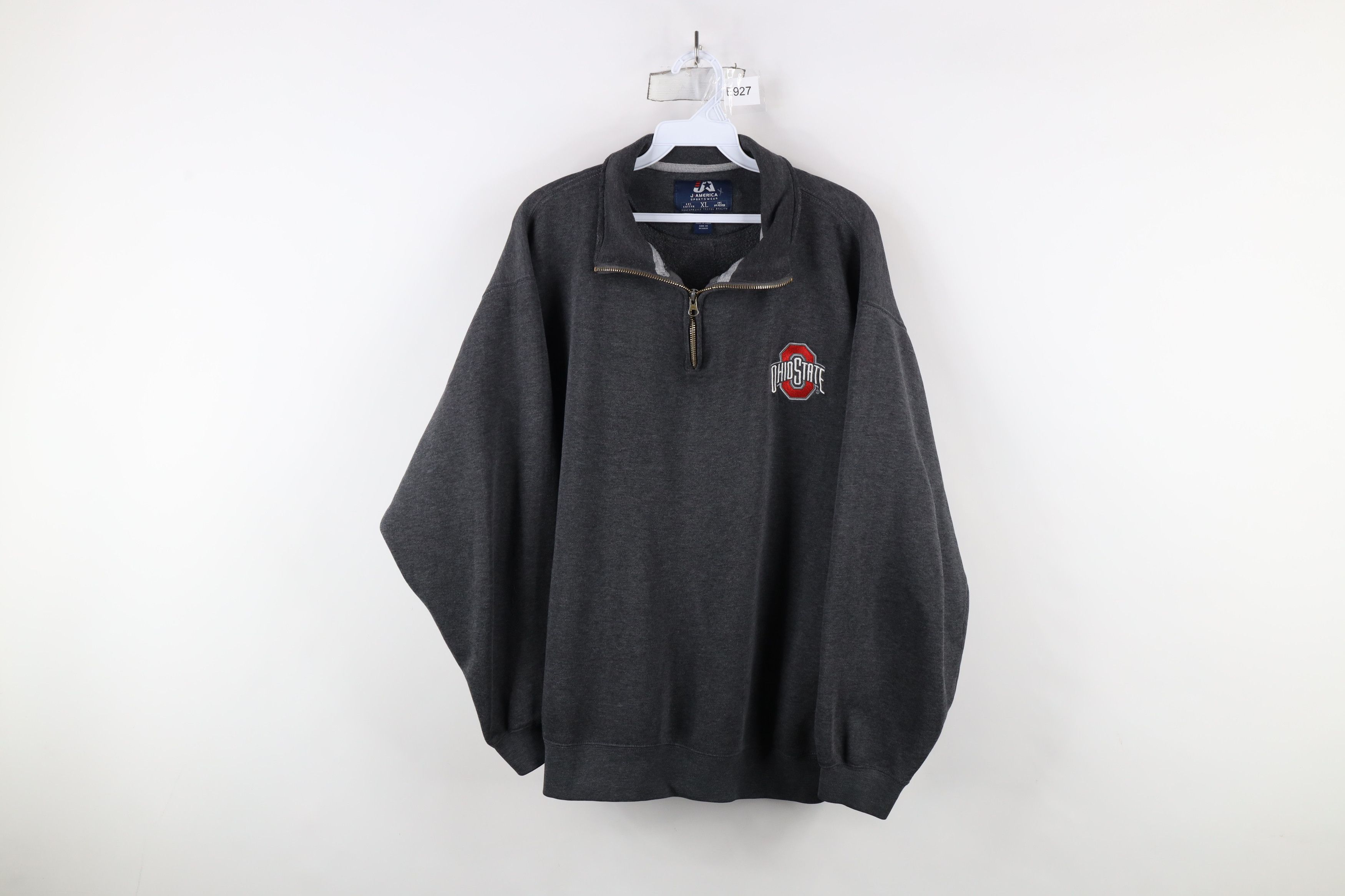 Vintage Vintage Ohio State University Half Zip Pullover Sweatshirt Size US XL / EU 56 / 4 - 1 Thumbnail