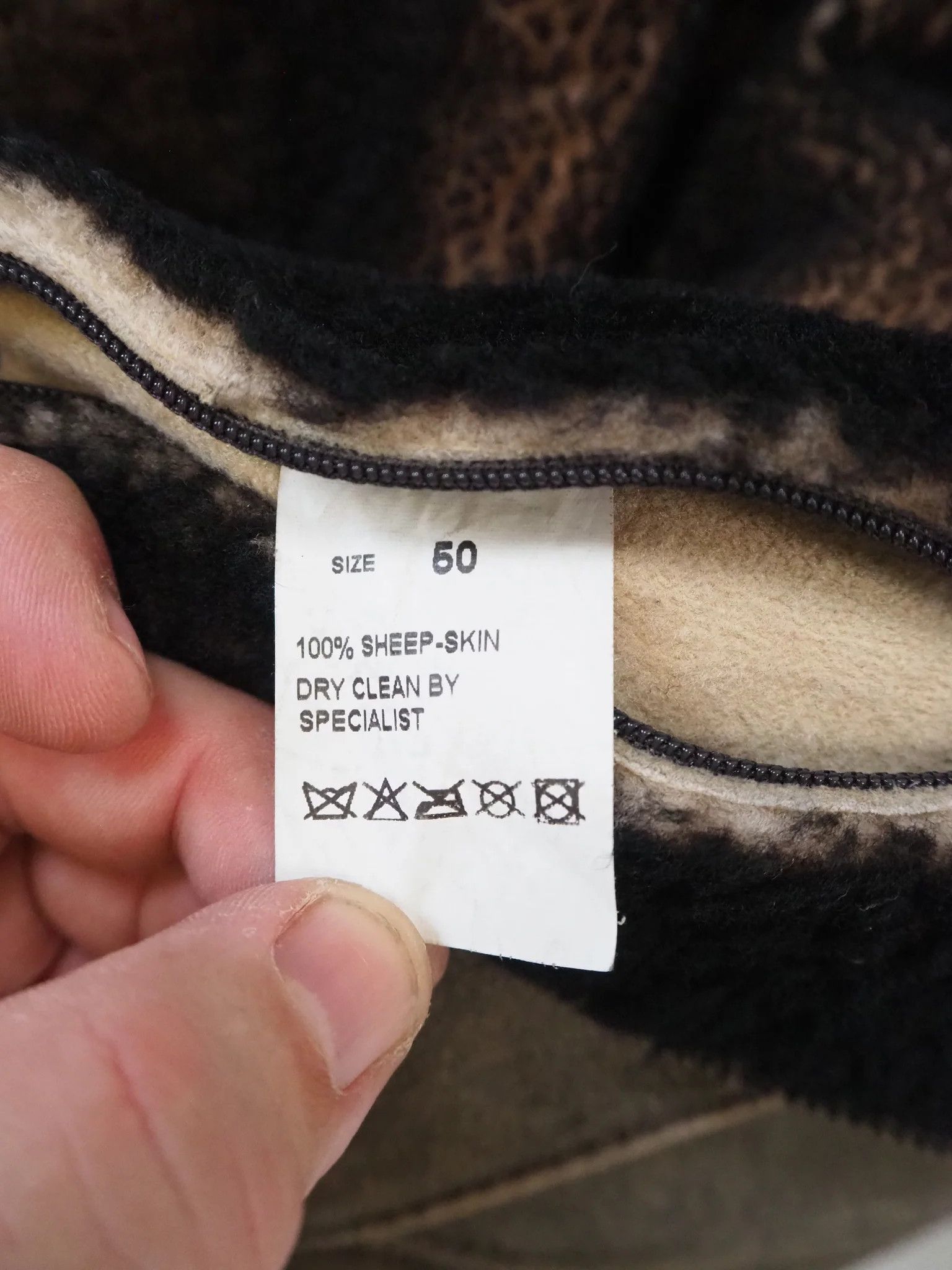 Armani Collezioni Armani Collezion Brown LambskinShearling LeatherJacket $1915 Size US M / EU 48-50 / 2 - 4 Thumbnail