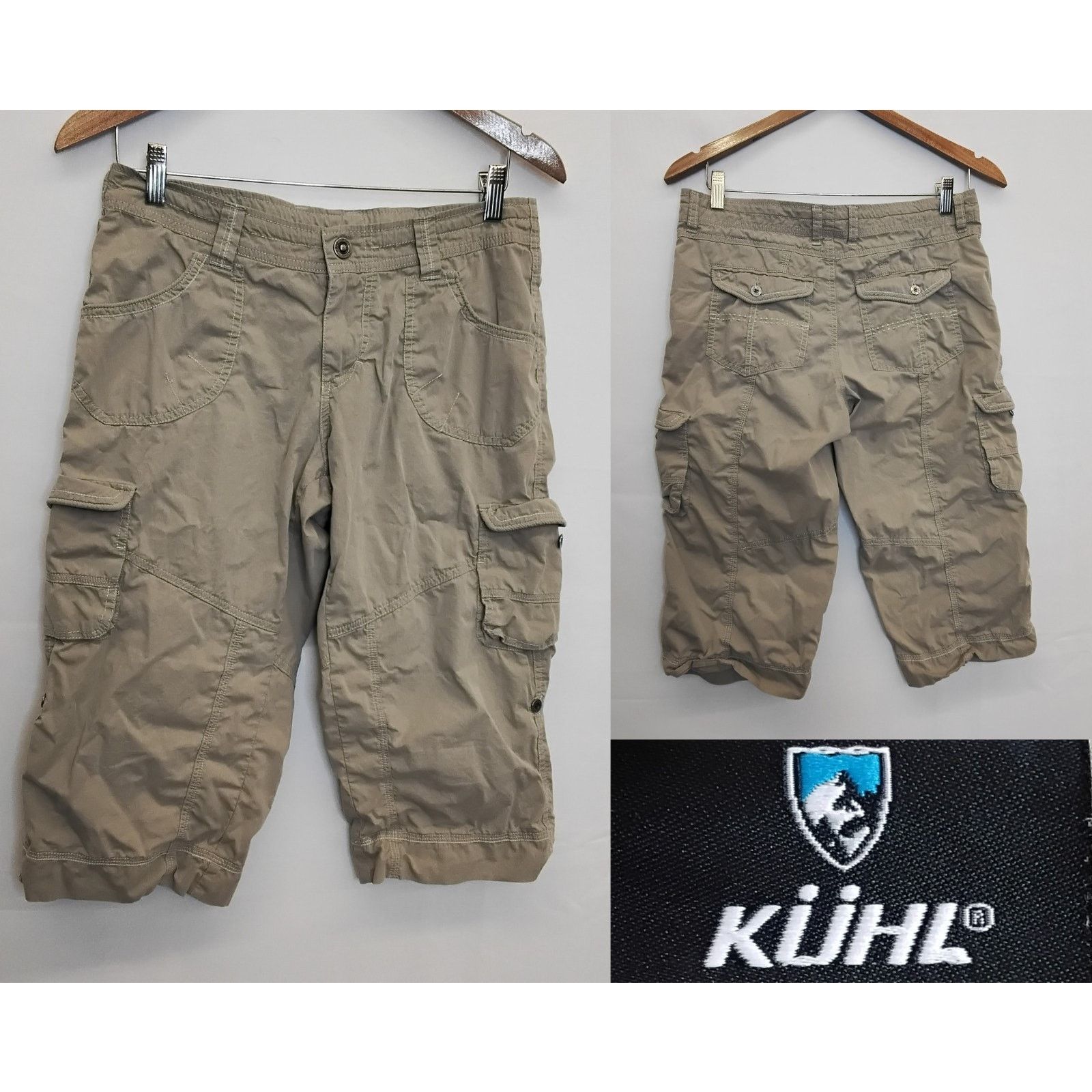 Kuhl Kuhl Capri Pants Women's 8 29x18 Khaki Knee Length Cargo Size 30" / US 8 / IT 44 - 1 Thumbnail