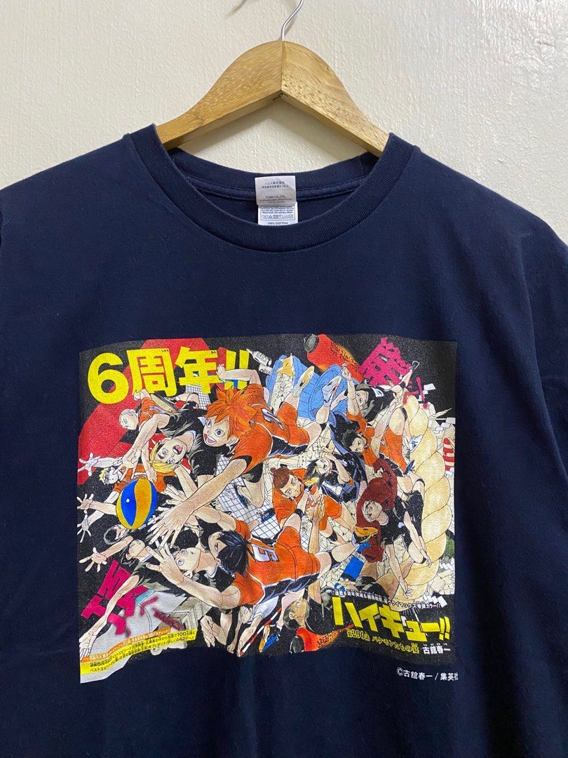 Anime × Japanese Brand Anime Haikyu Manga Panel Promo Tshirt Size US M / EU 48-50 / 2 - 1 Thumbnail