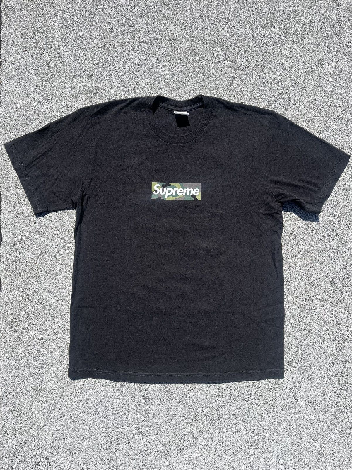 Supreme Camo Box Logo Tee | Grailed