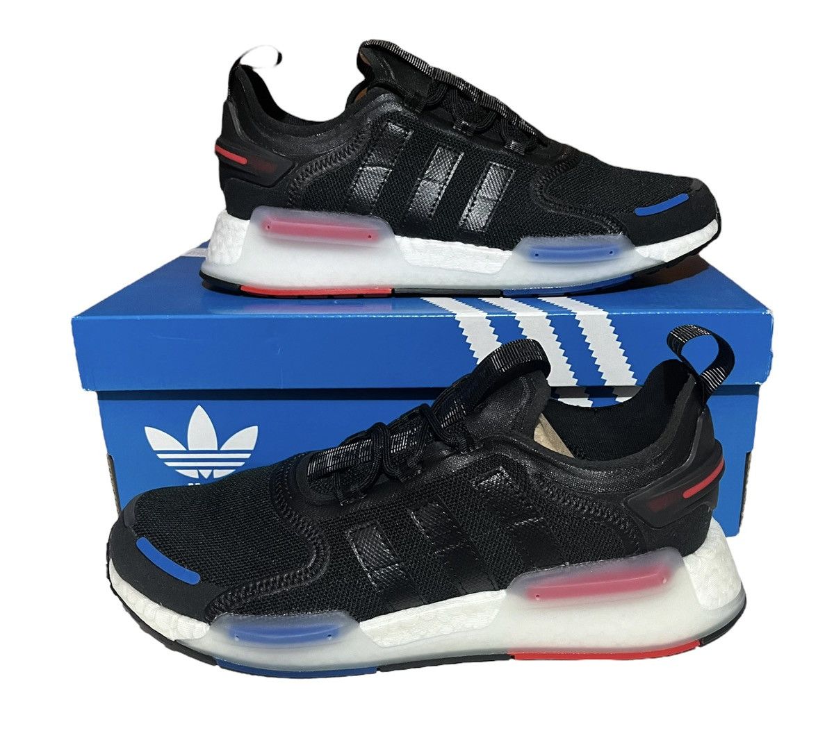 Adidas Mens NMD_V3 Black White Running Sneakers Size 8