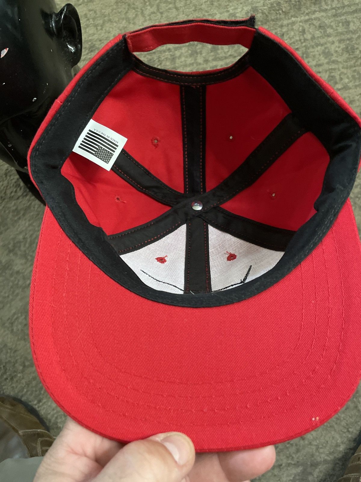 Other VERIZON Cap Hat Strap Back Red Cell Phone Network advertisin Size ONE SIZE - 10 Thumbnail