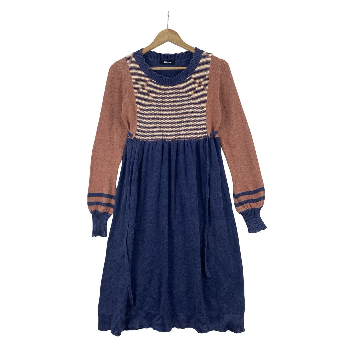 Ne-Net Vintage NE-NET Knit Sweater Dress Rust Long Sleeve Fair Size M / US 6-8 / IT 42-44 - 1 Thumbnail
