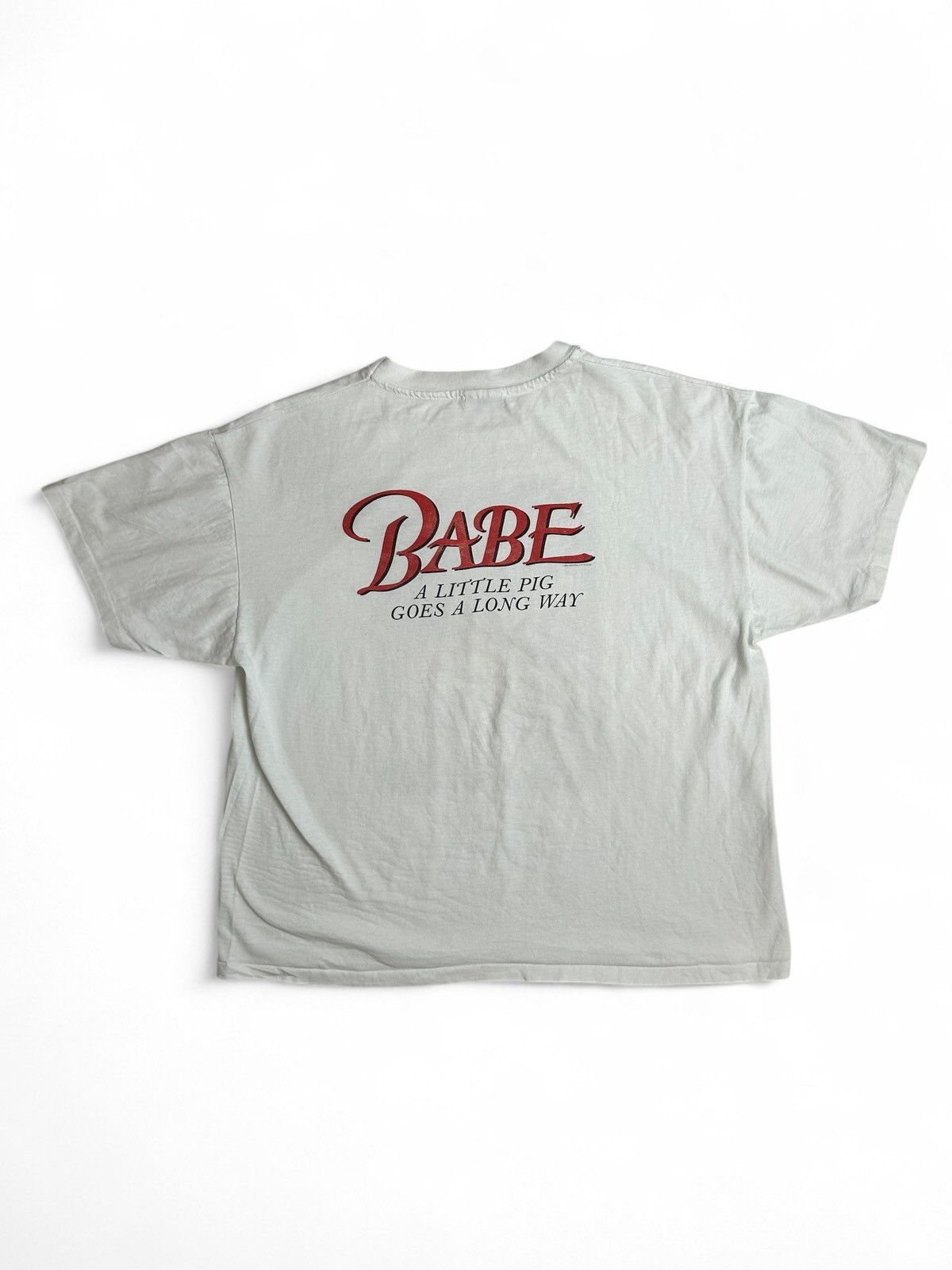Vintage VTG 95’ Babe The Pig Movie Promo Size US XL / EU 56 / 4 - 2 Thumbnail