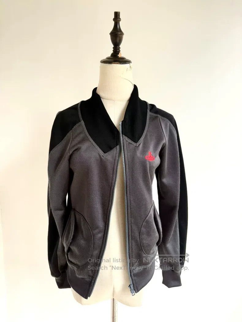 Vivienne Westwood Vivienne Westwood College gray and black Saturn jacket Size M / US 6-8 / IT 42-44 - 2 Thumbnail