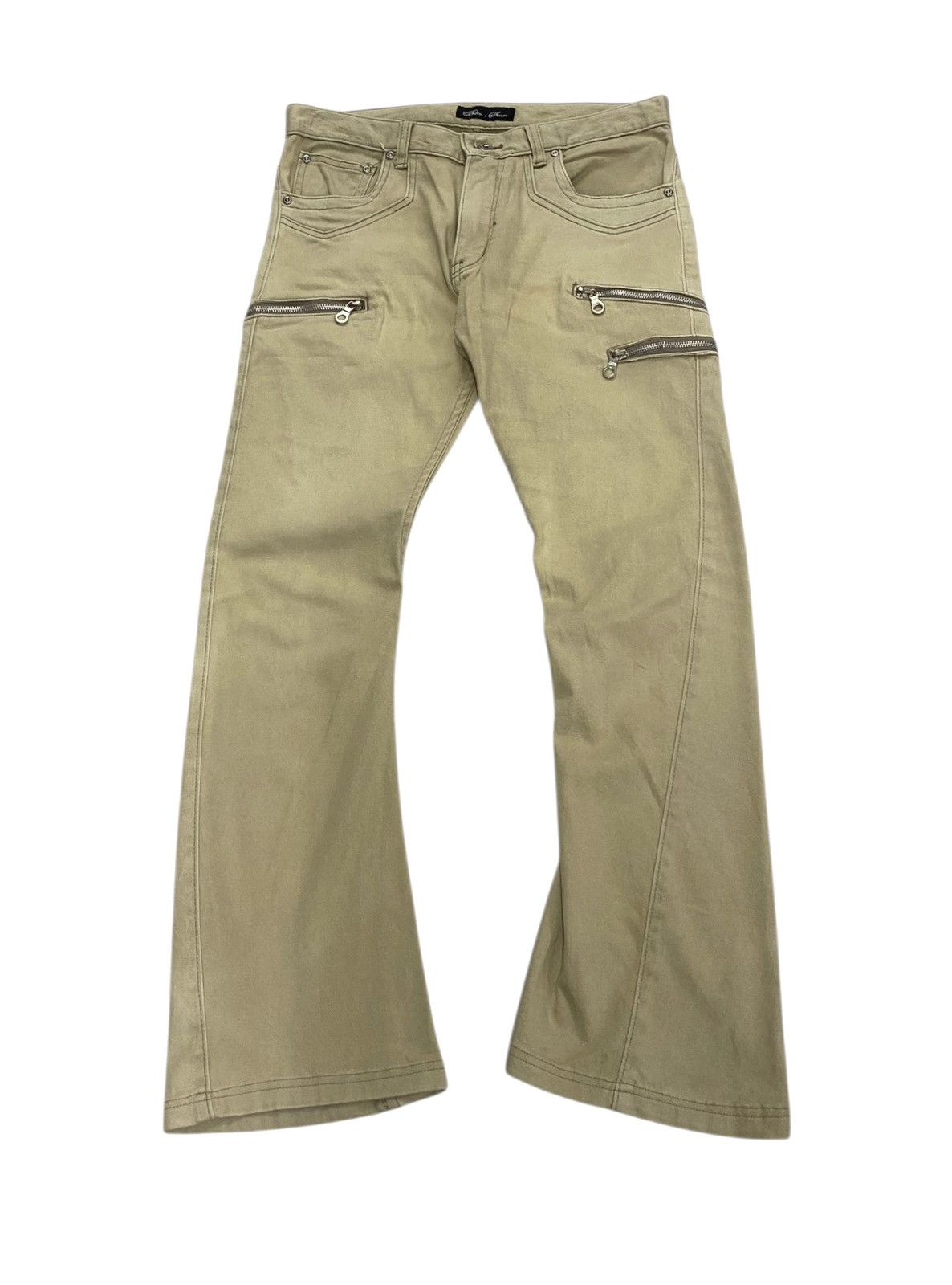Japanese Brand × PPFM Vintage Bike Star Japan Flare Pants Size US 32 / EU 48 - 1 Thumbnail